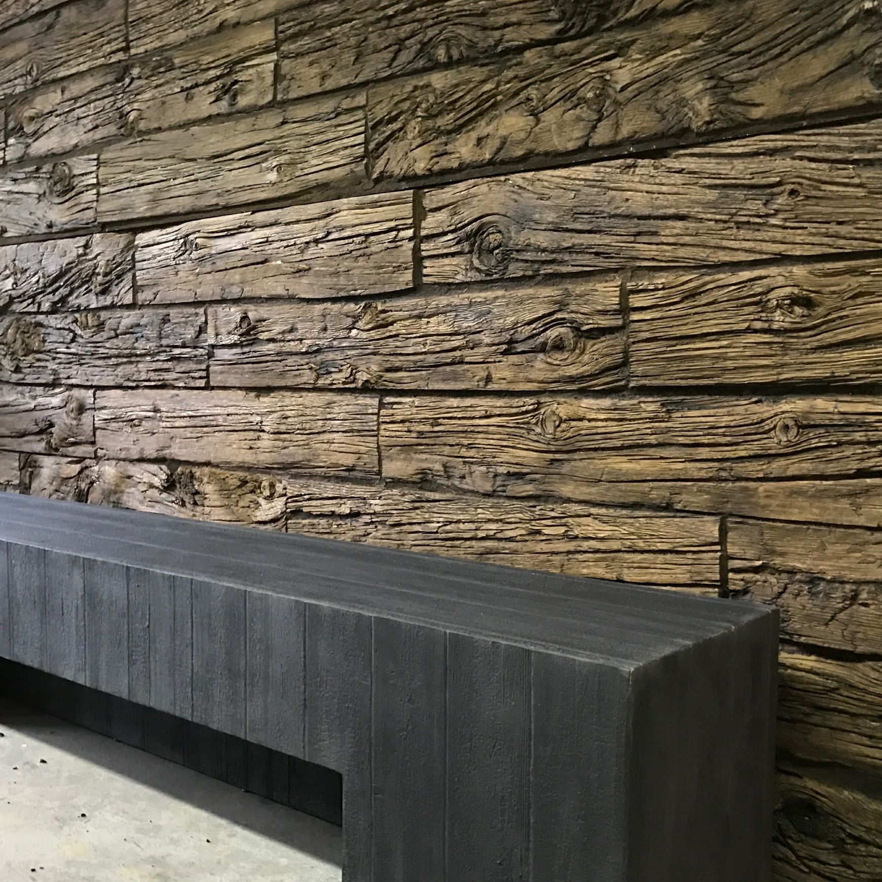 Wooden Sleeper Wall Panels by Muros - Rustic Barn Style