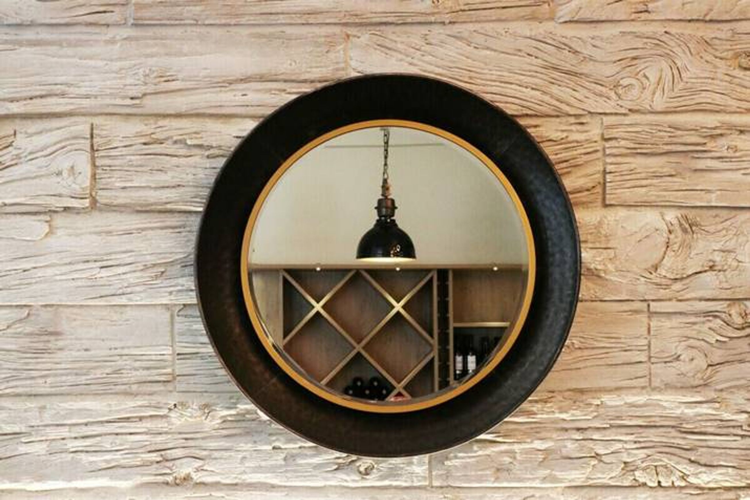 Wooden Sleeper Wall Panels by Muros - Rustic Barn Style