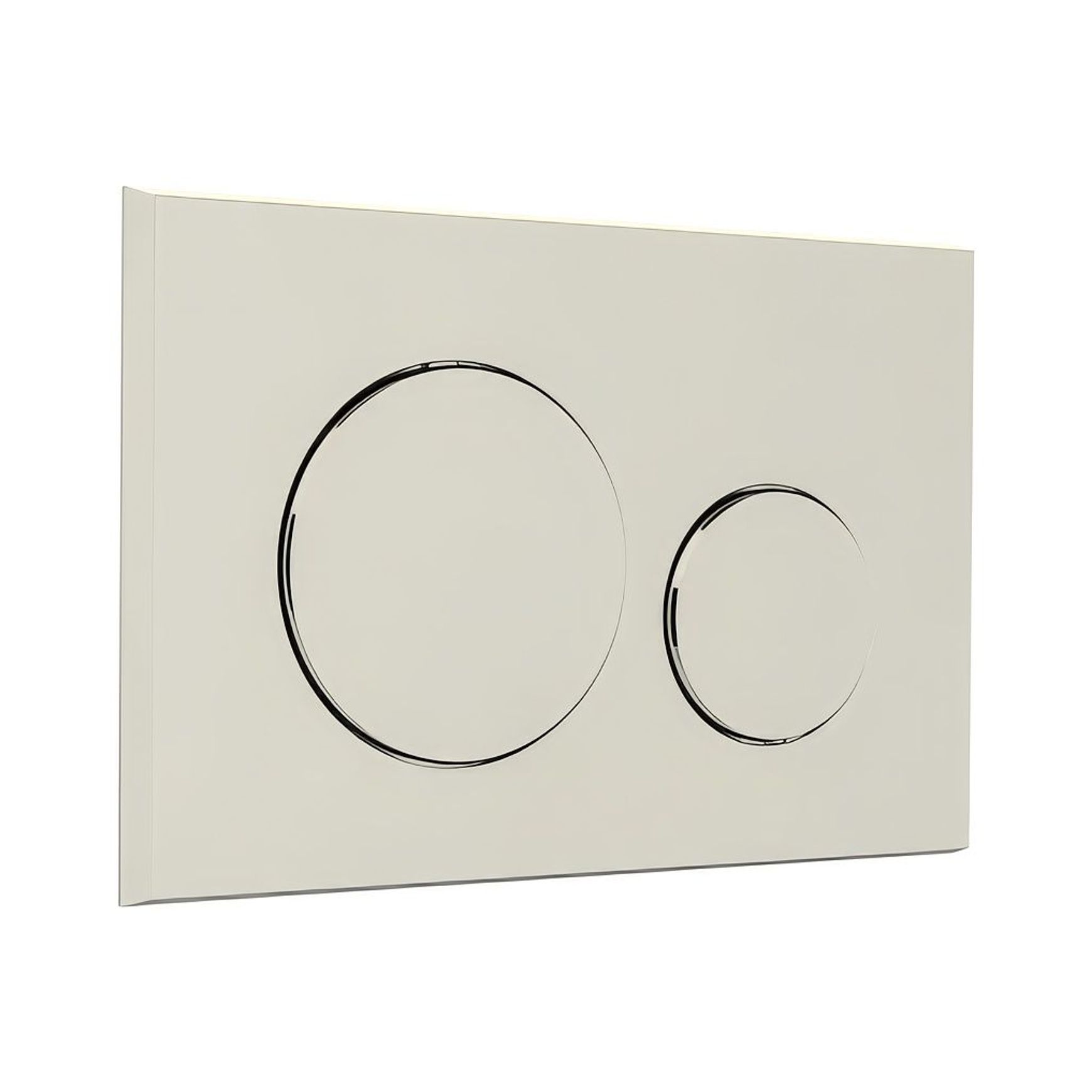 Dual flush plate for Geberit Sigma8 in-wall cistern