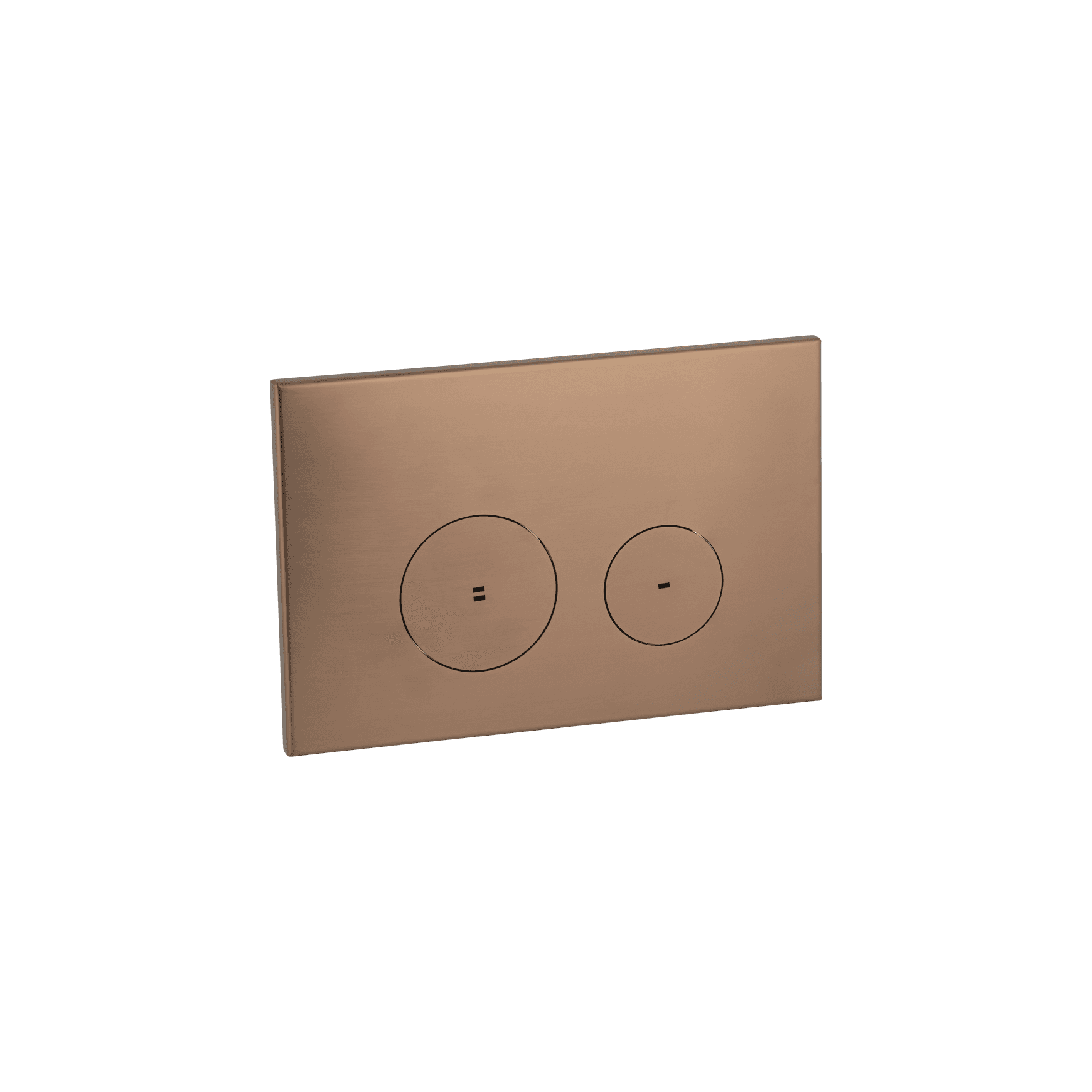 Zaaha Toilet Flush Button Round - Brushed Gunmetal