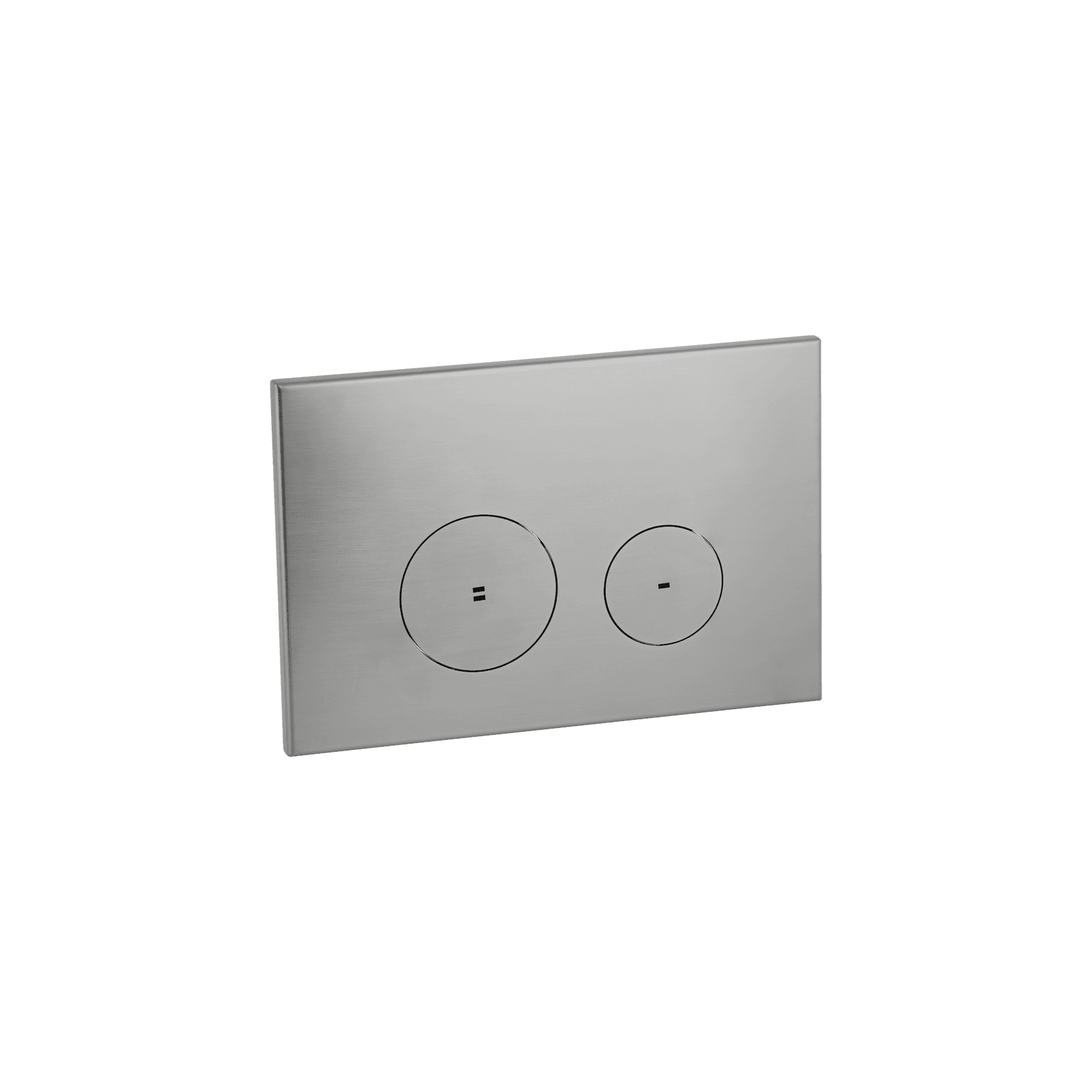 Zaaha Toilet Flush Button Round - Brushed Gunmetal