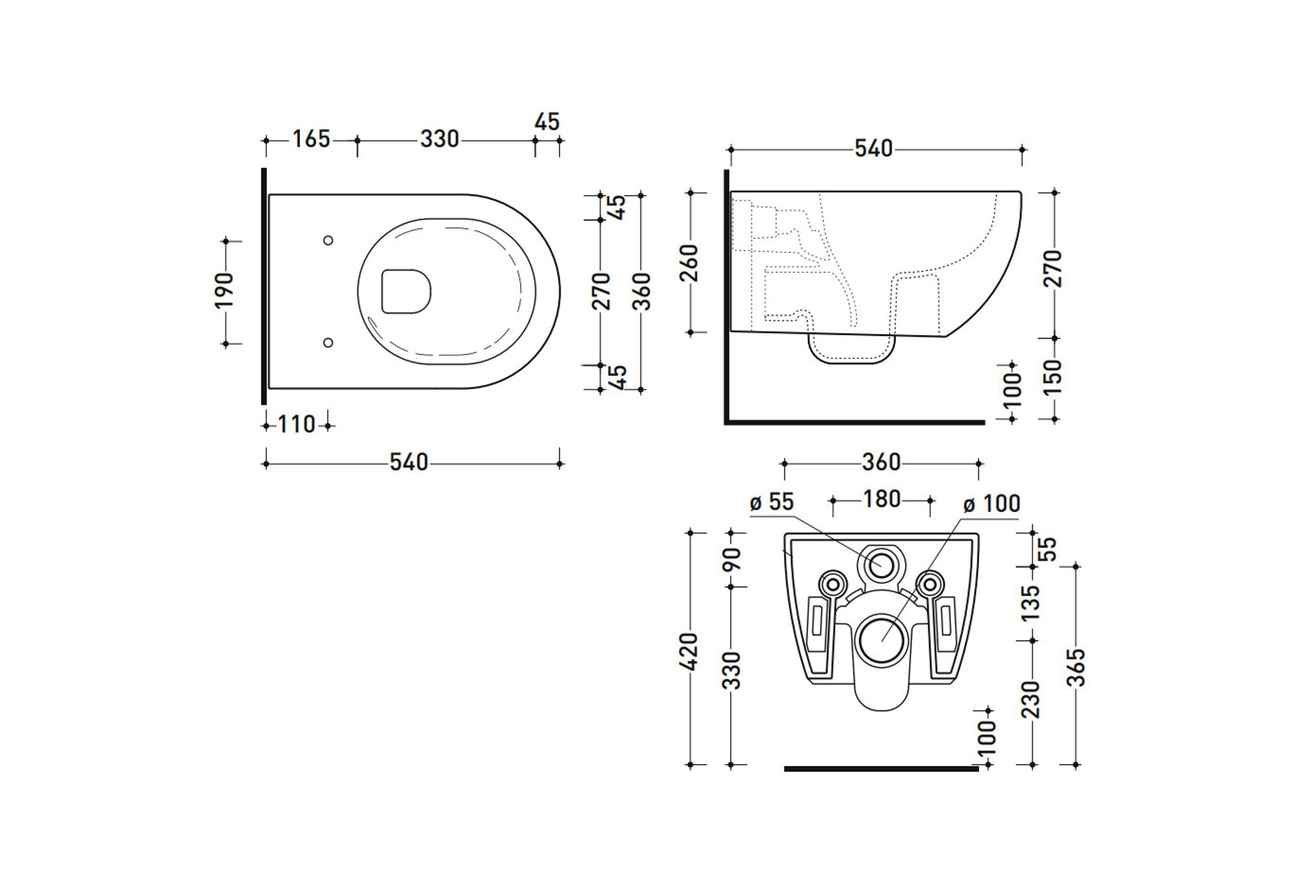 App Go Silent Wall Hung Pan