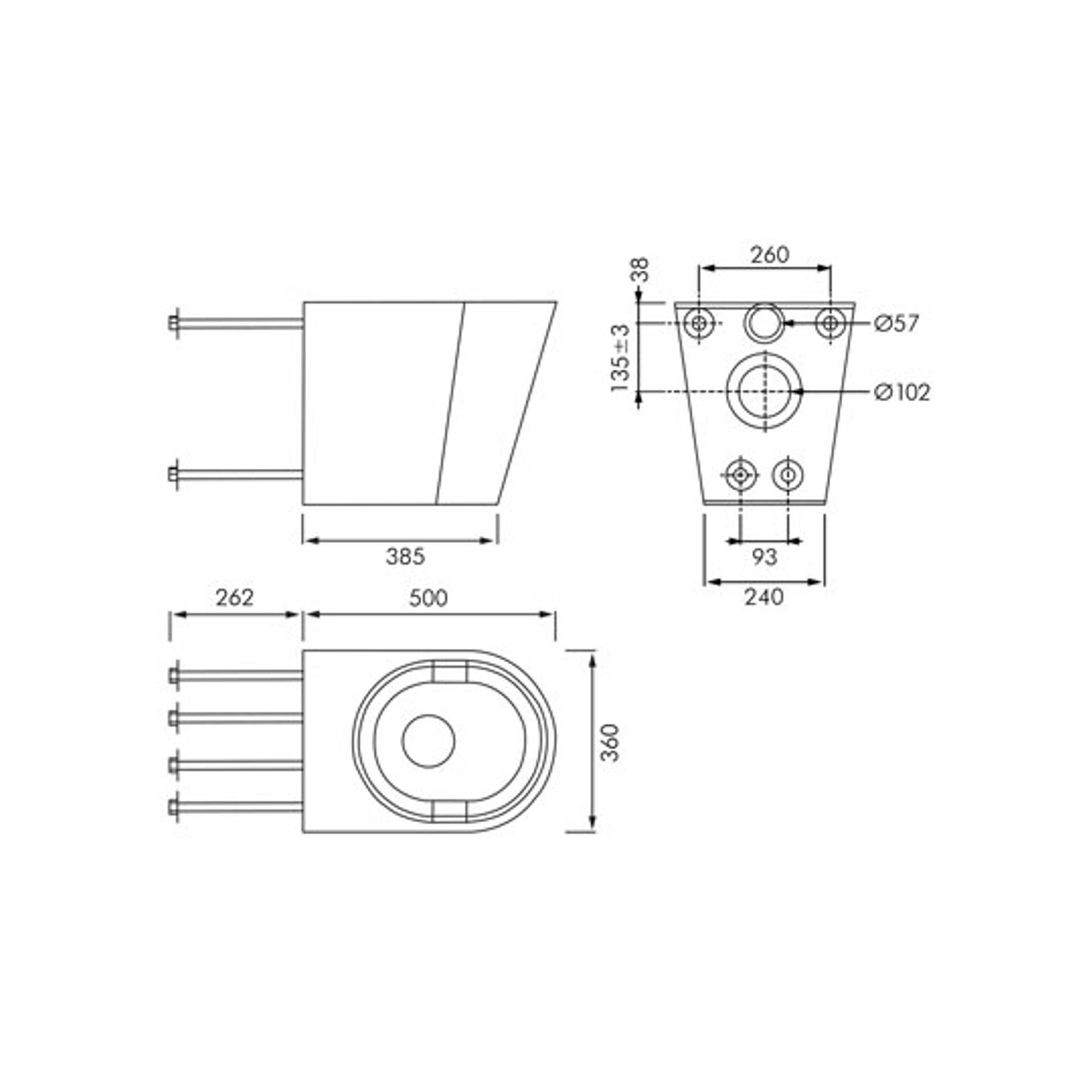 KWC Franke Stainless Steel Floor Mounted Toilet Pan