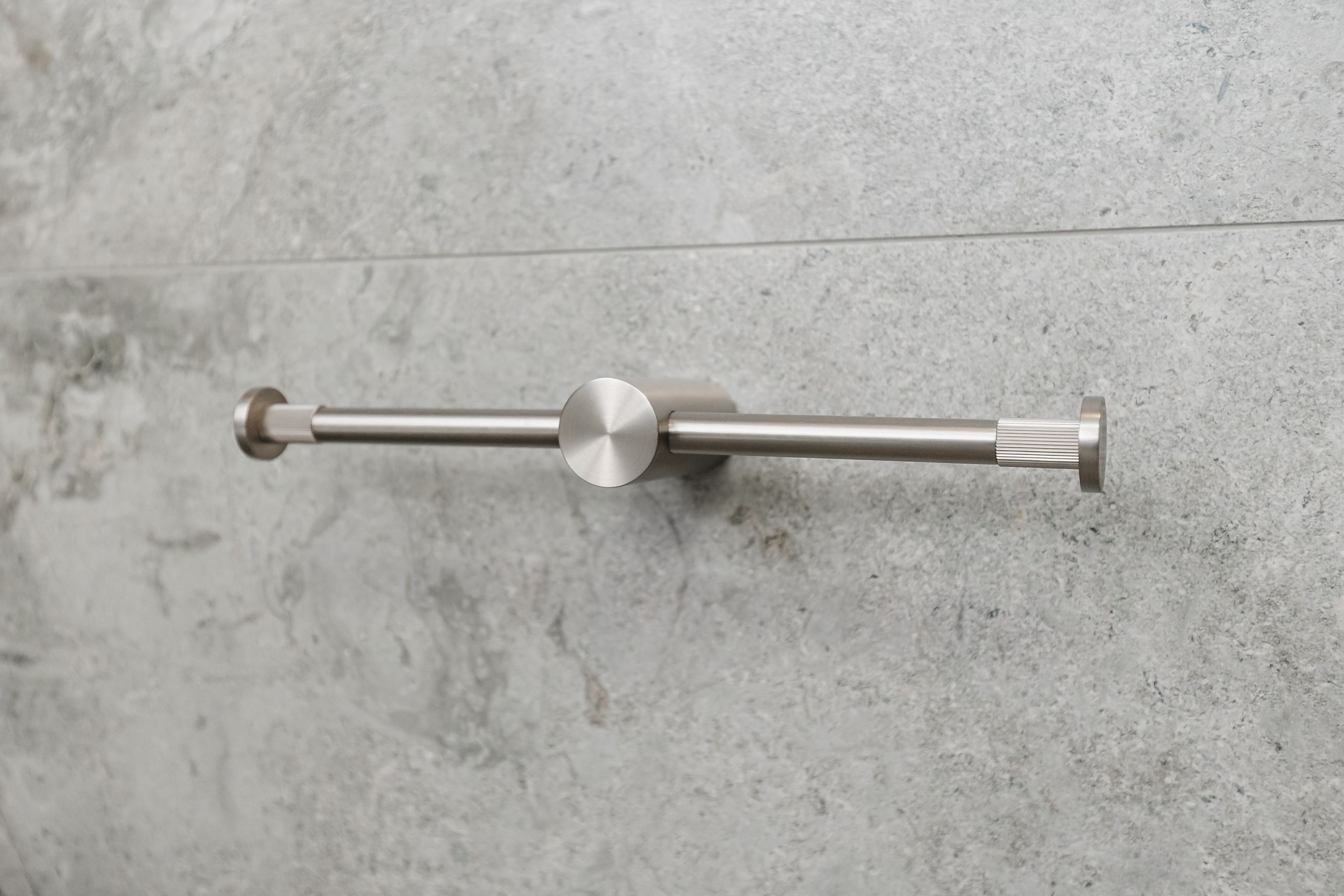 Caddence Double Toilet Paper Holder Brushed Nickel