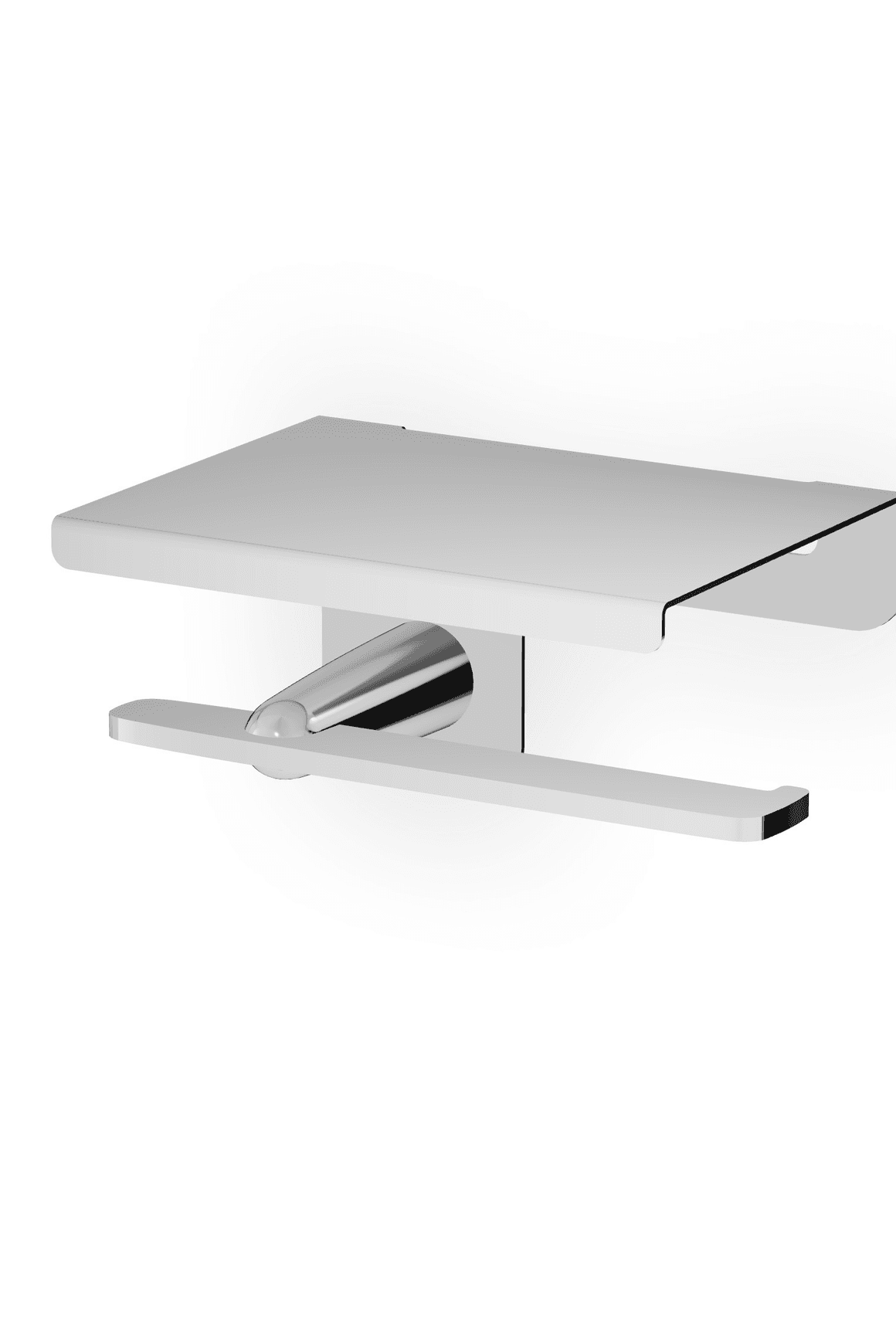 Veloce Toilet Paper Holder With Shelf