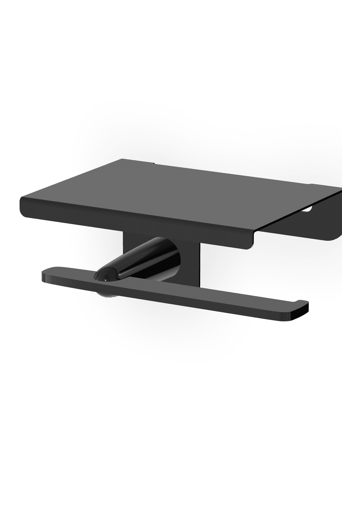 Veloce Toilet Paper Holder With Shelf