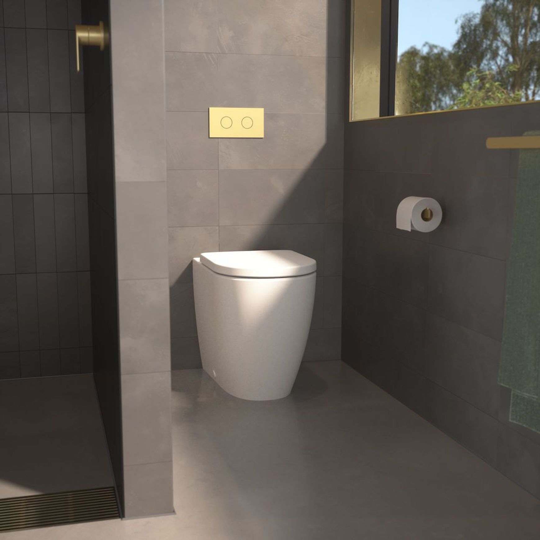 Urbane II CleanFlush Invisi Series II Wall Toilet