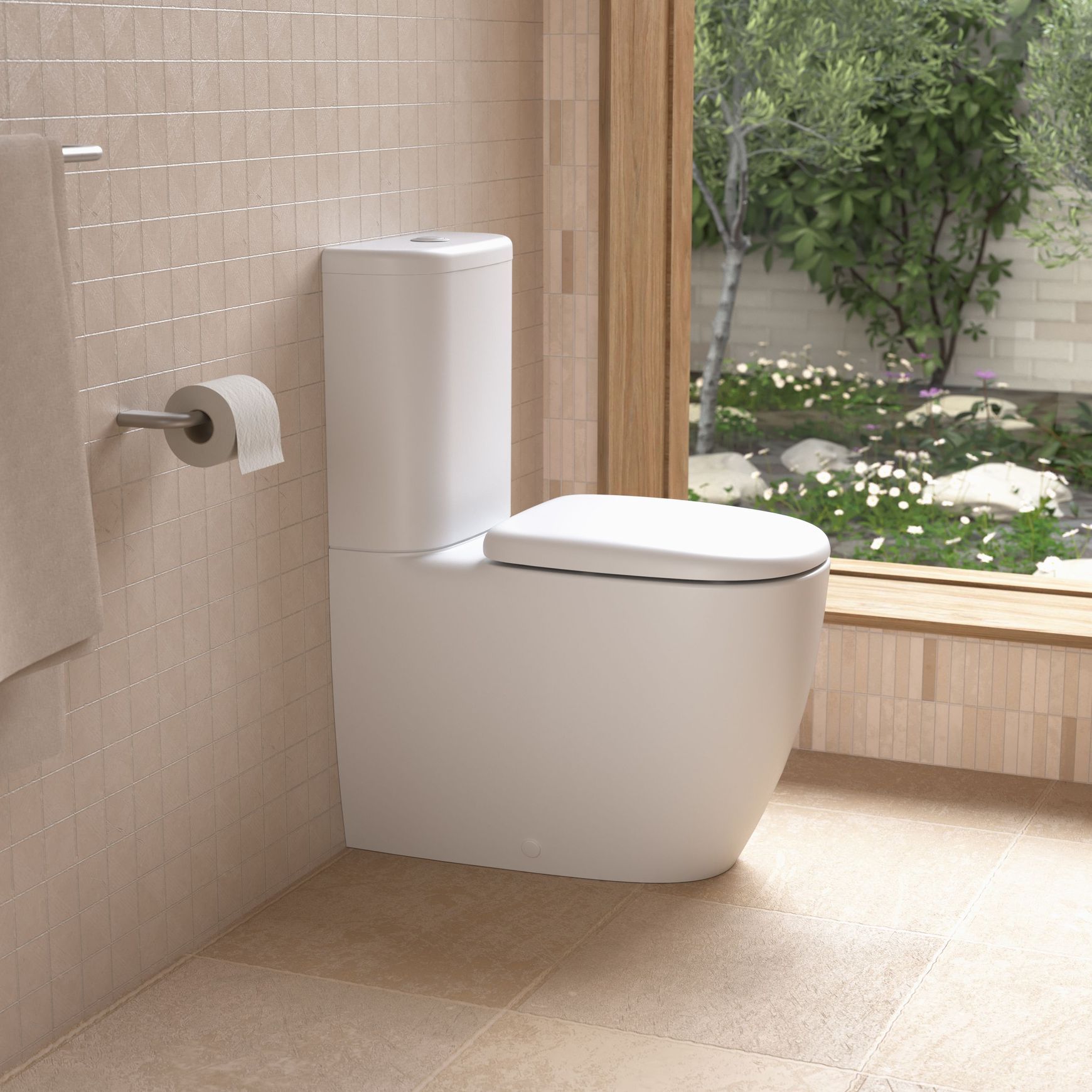 Contura II Cleanflush Wall Faced Close Coupled BI Suite