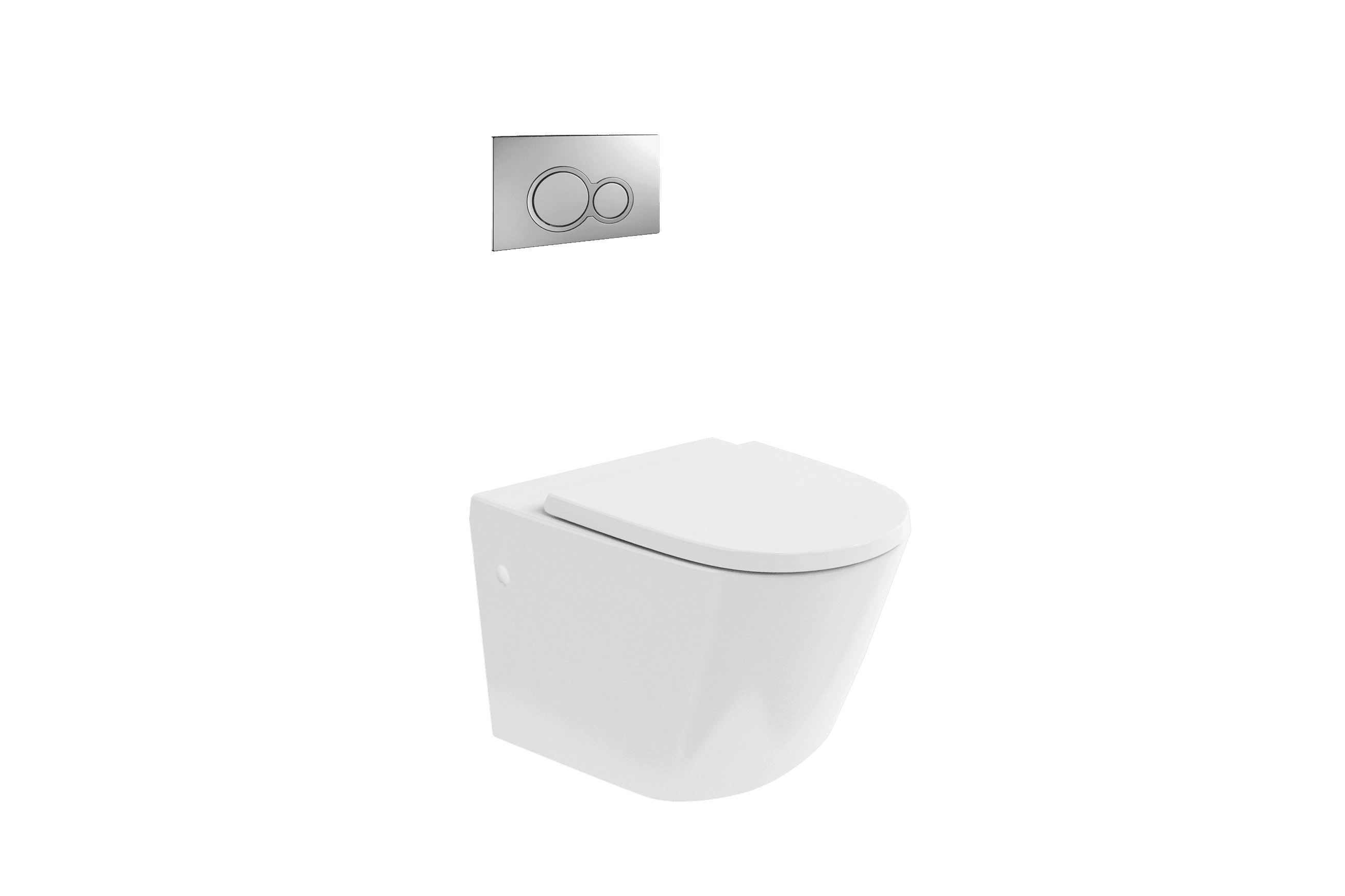 Sphere Easy Height Rimless Wall-Hung Toilet Suite