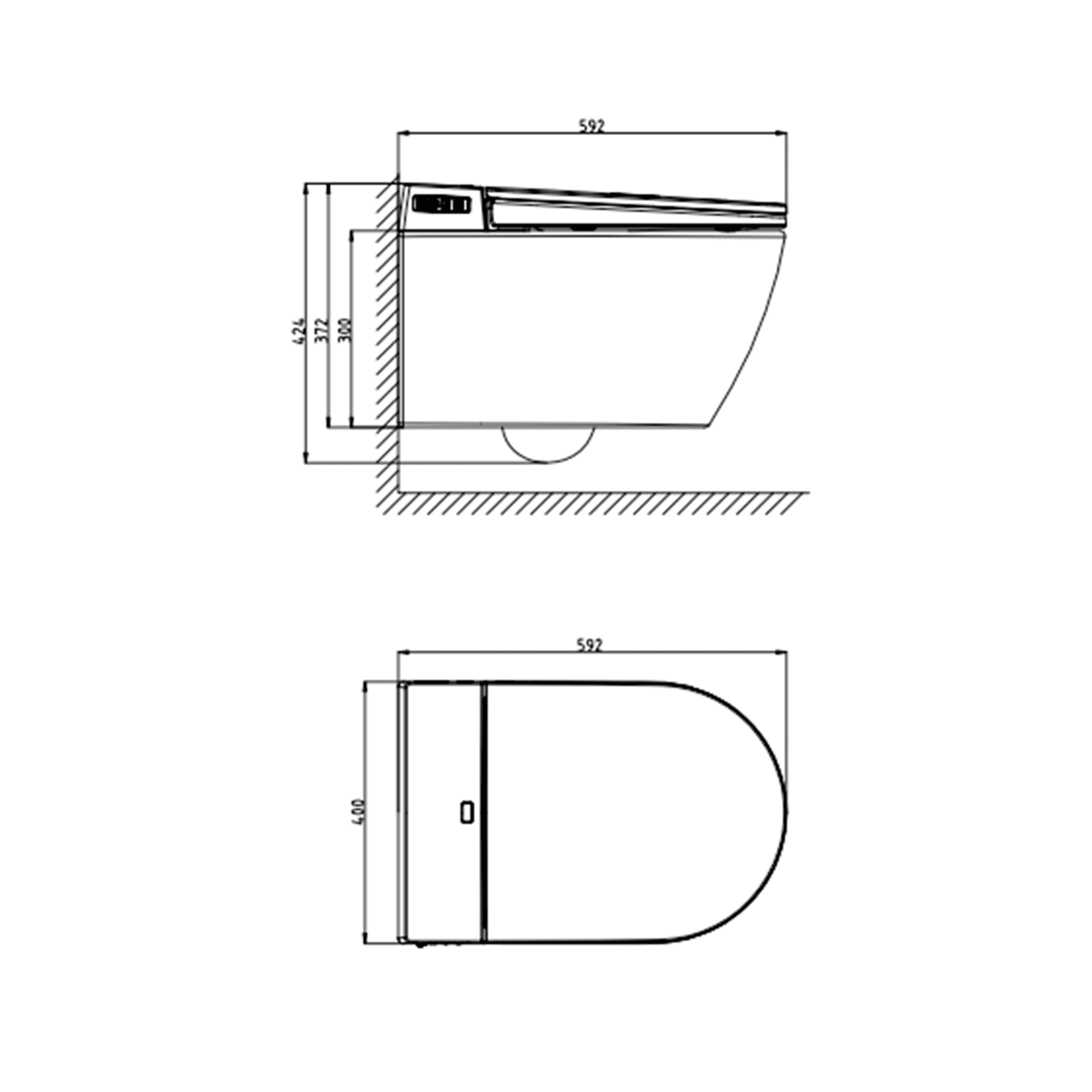 Lafeme Sesto Smart Toilet
