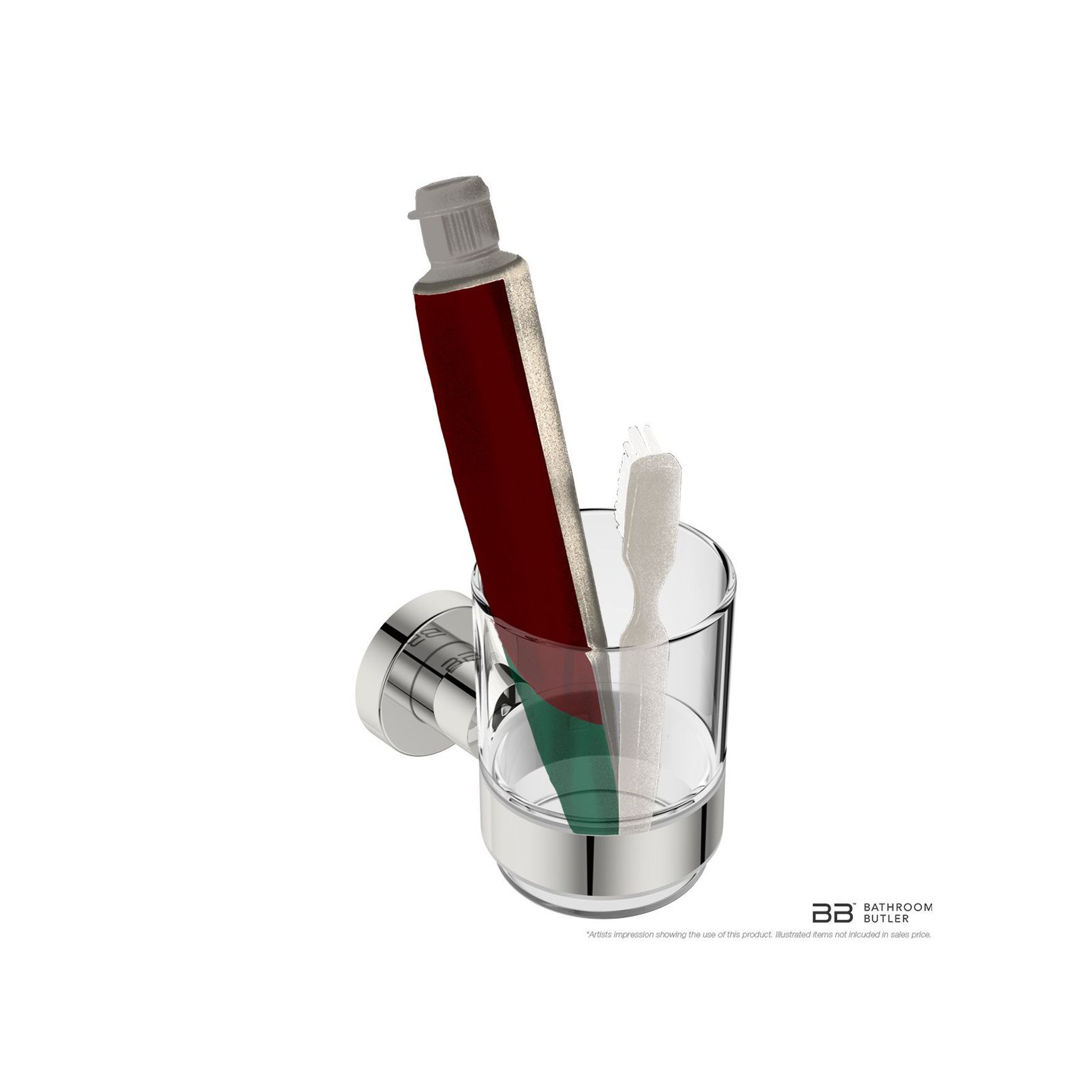 Glass Tumbler with Holder - 4600 Series Number 4632