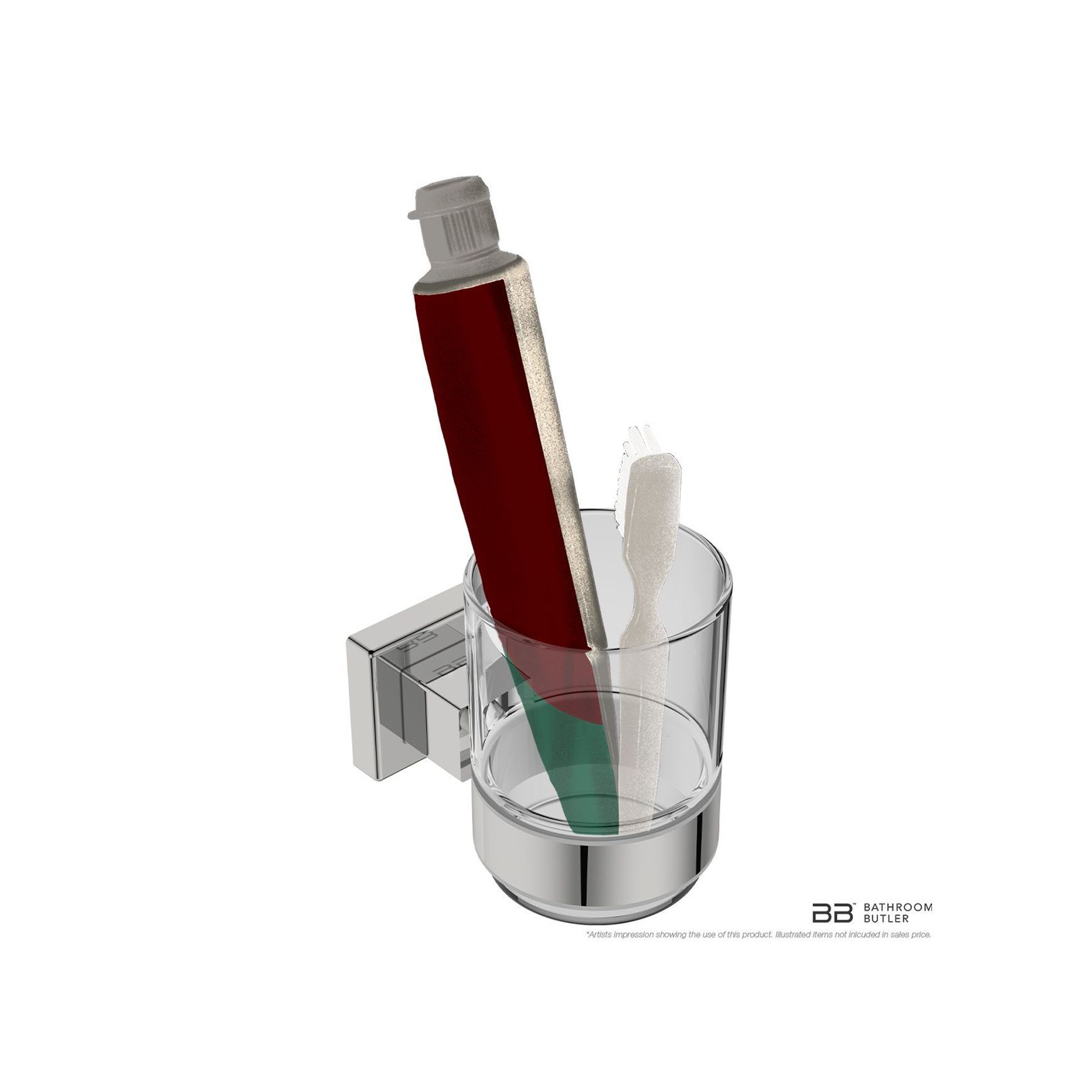 Glass Tumbler and Holder - 8500 Series Number 8532