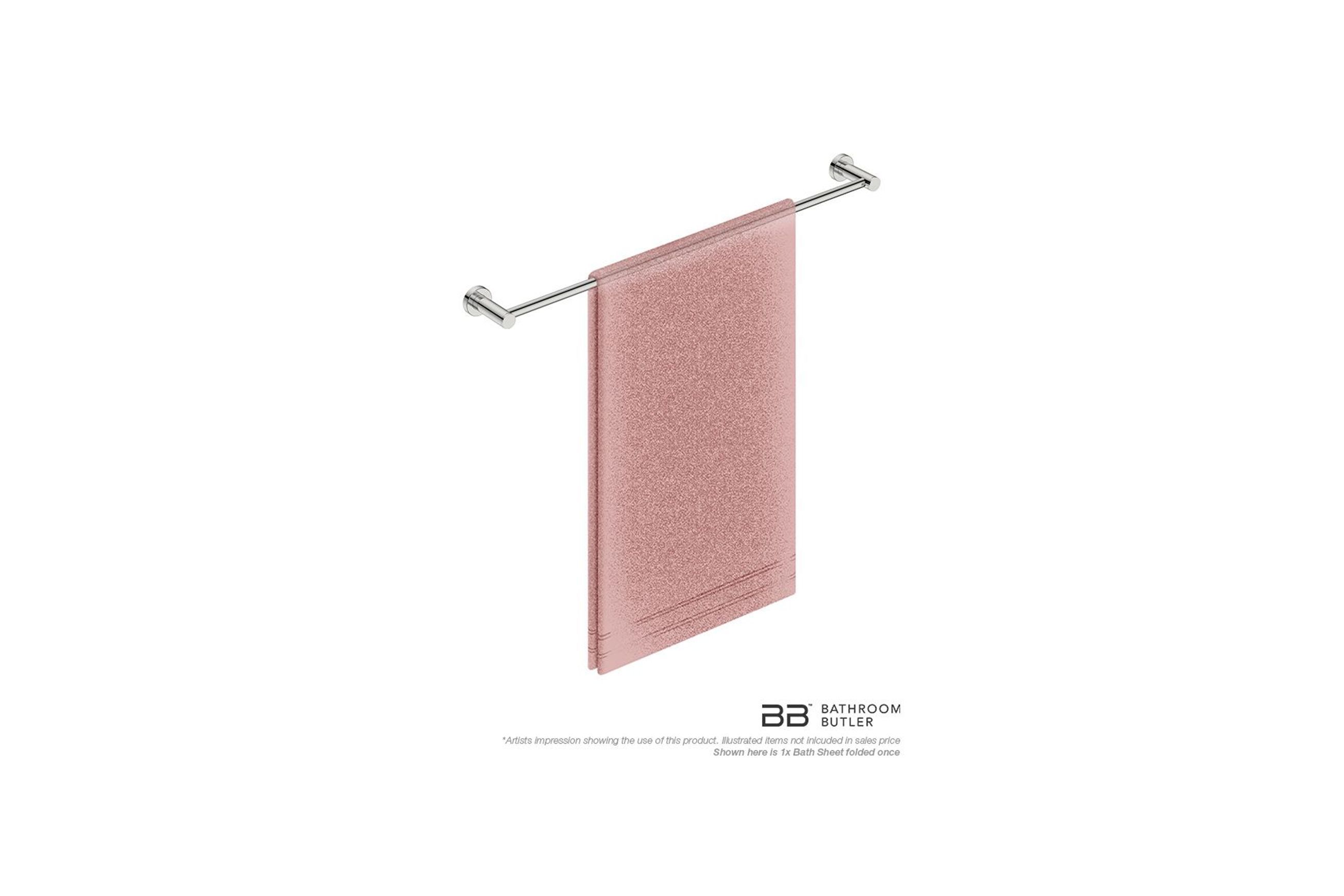 Single Towel Rail 800mm - 4600 Series Number 4675