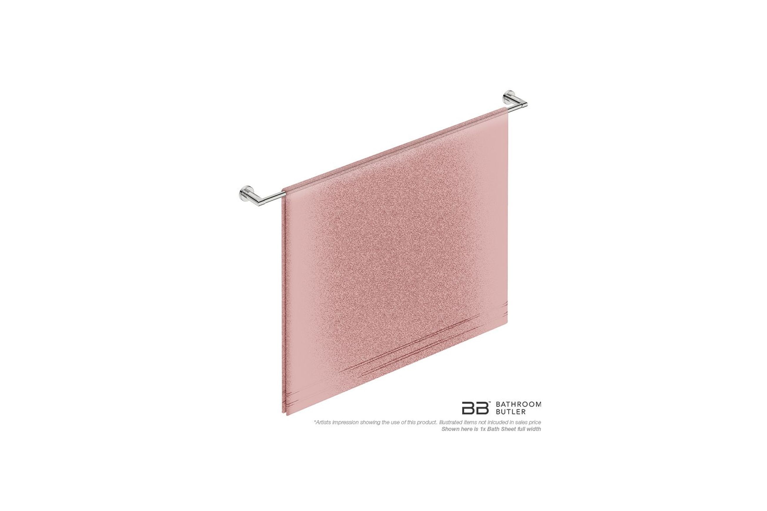 Single Towel Rail 1100mm - 8200 Series Number 8278