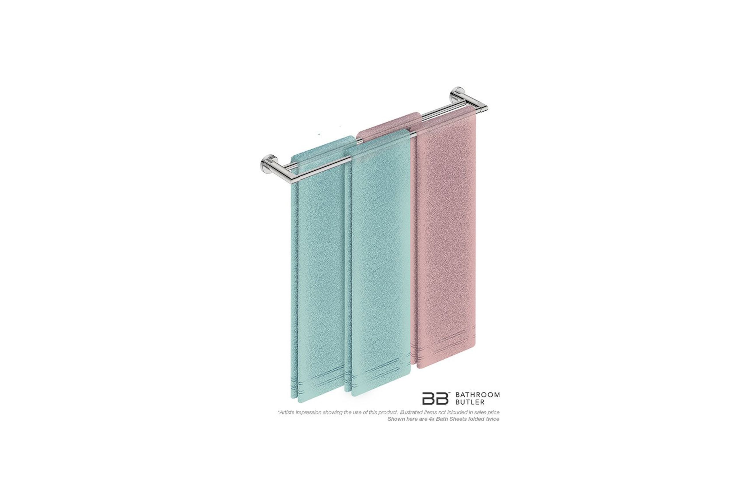Double Towel Rail 650mm - 8200 Series Number 8282