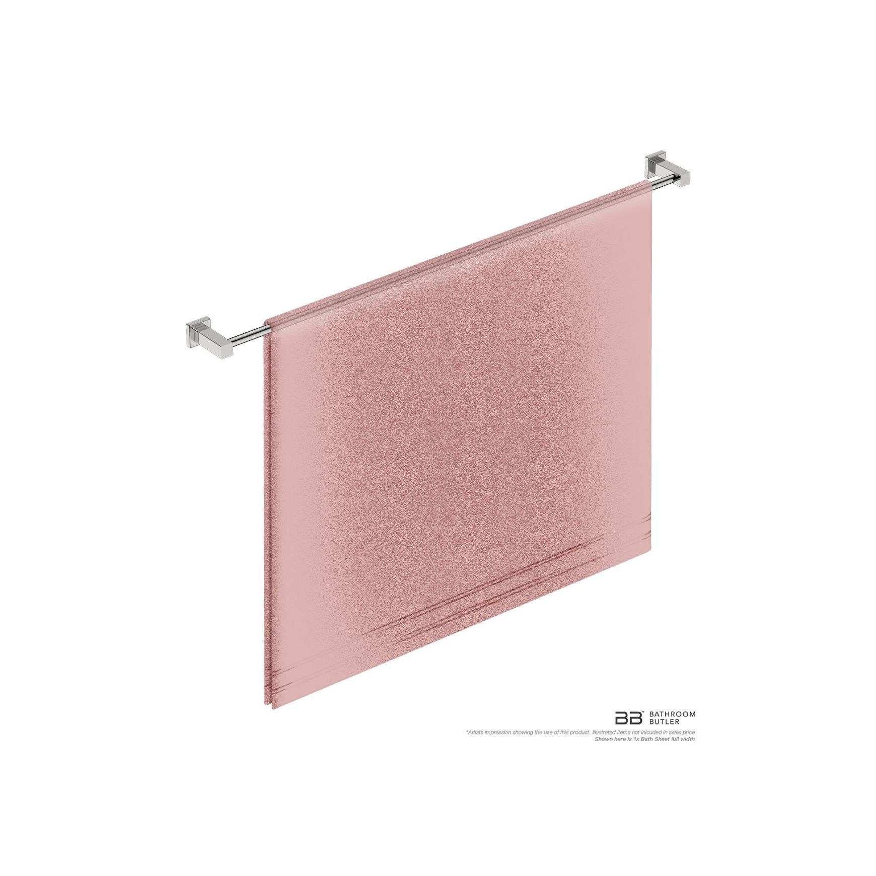 Single Towel Rail 1100mm - 8500 Series Number 8578
