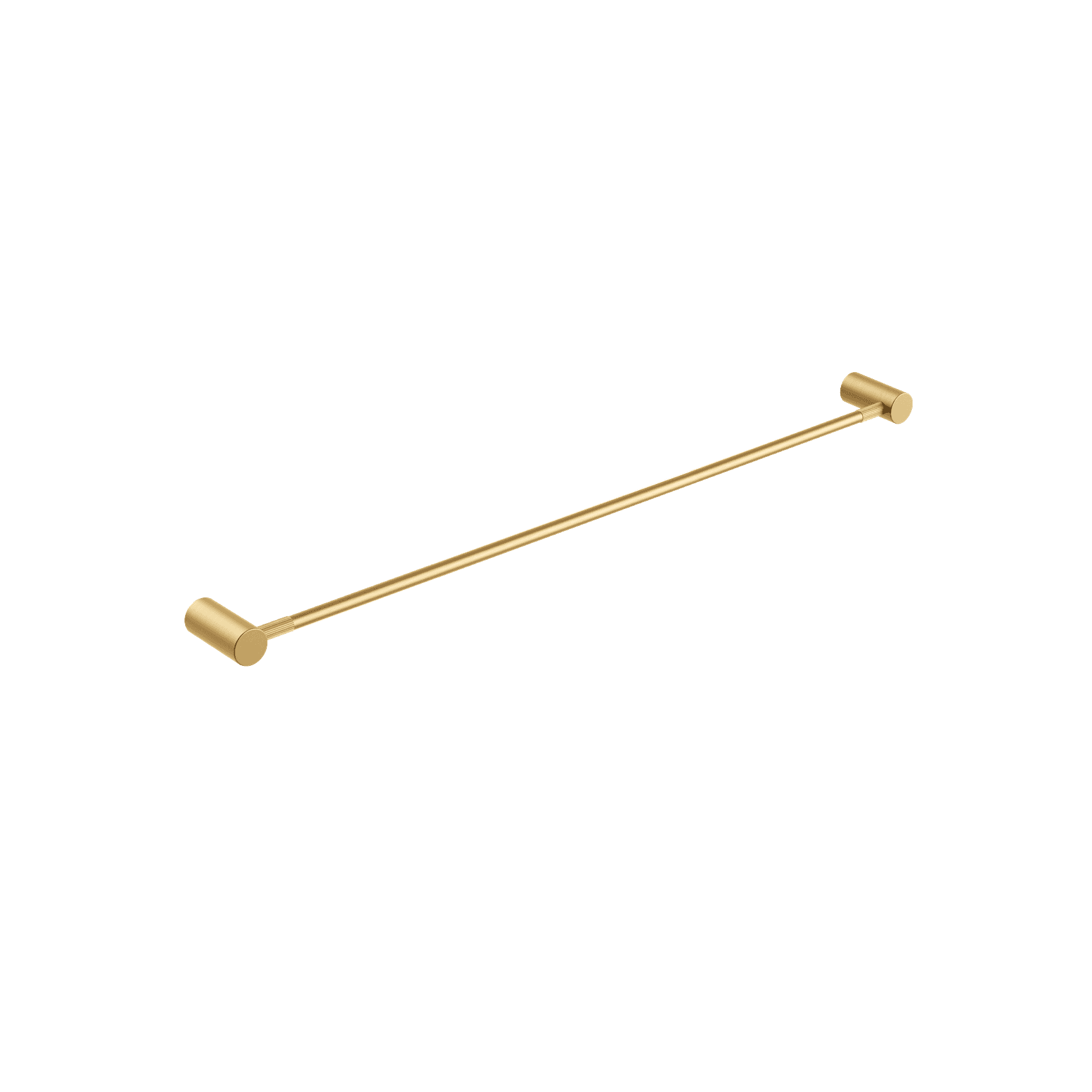 Caddence Single Towel Rail 800mm Brushed Brass