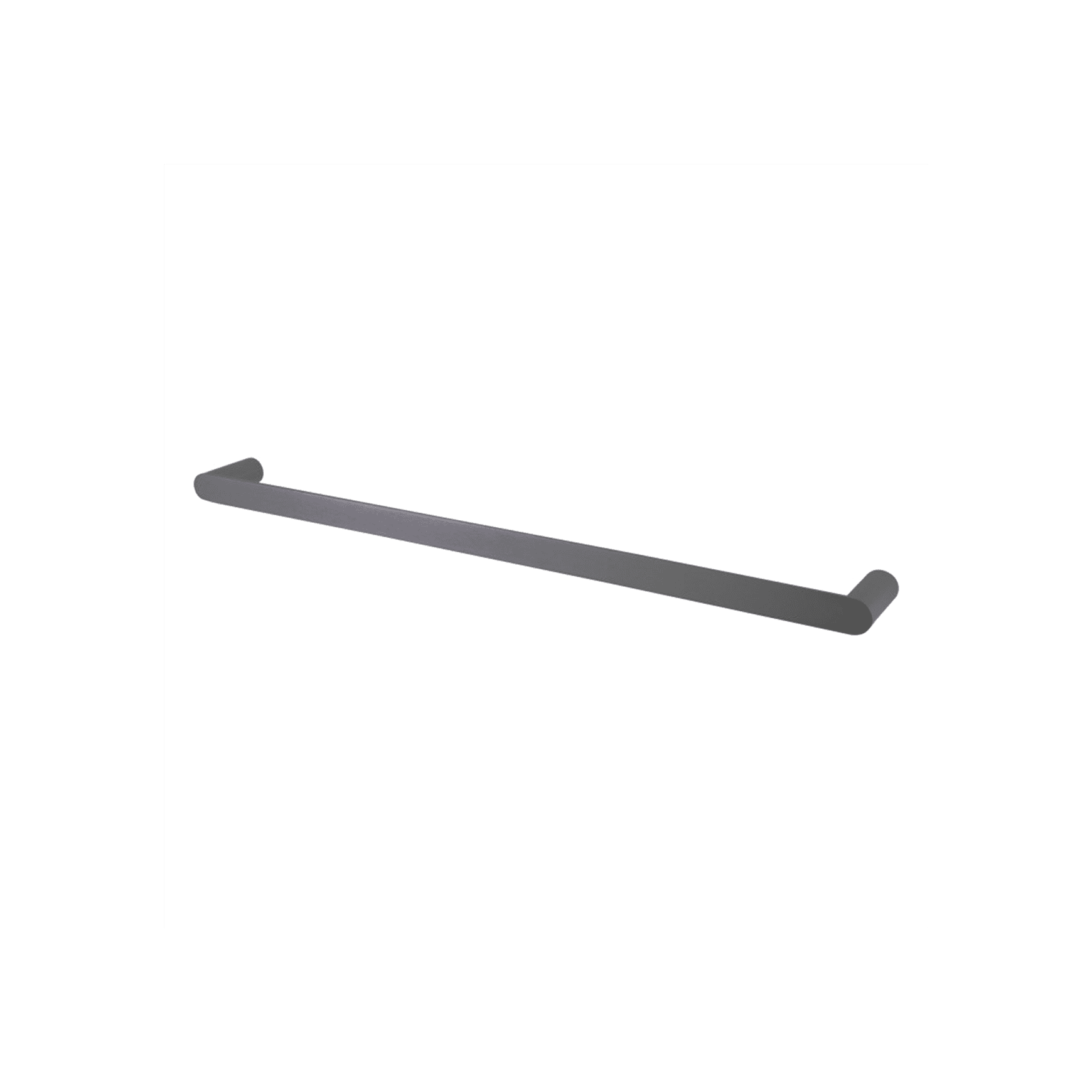 Rushy Single Towel Rail 800mm Gun Metal Grey
