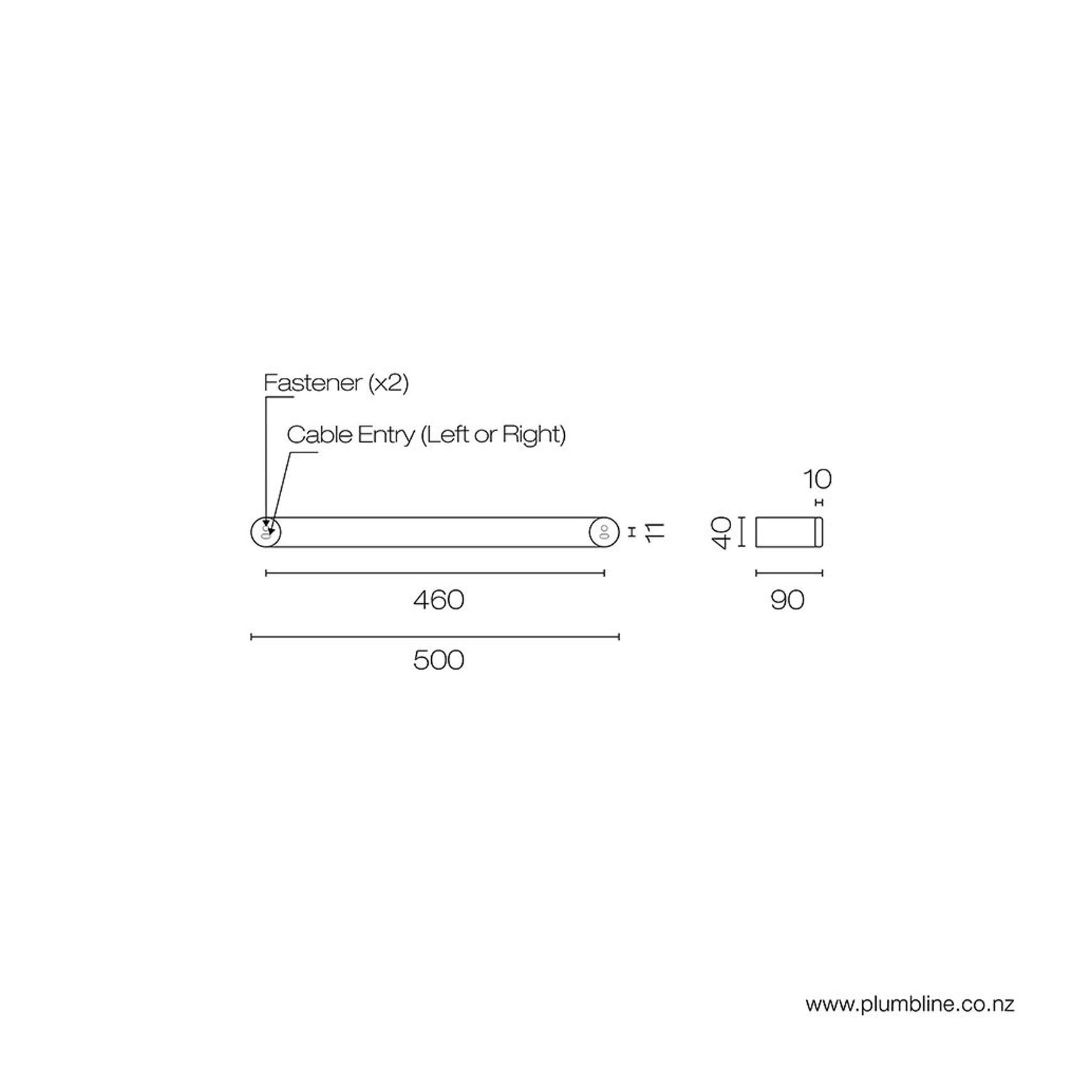 Verso 50 Heated Towel Rail