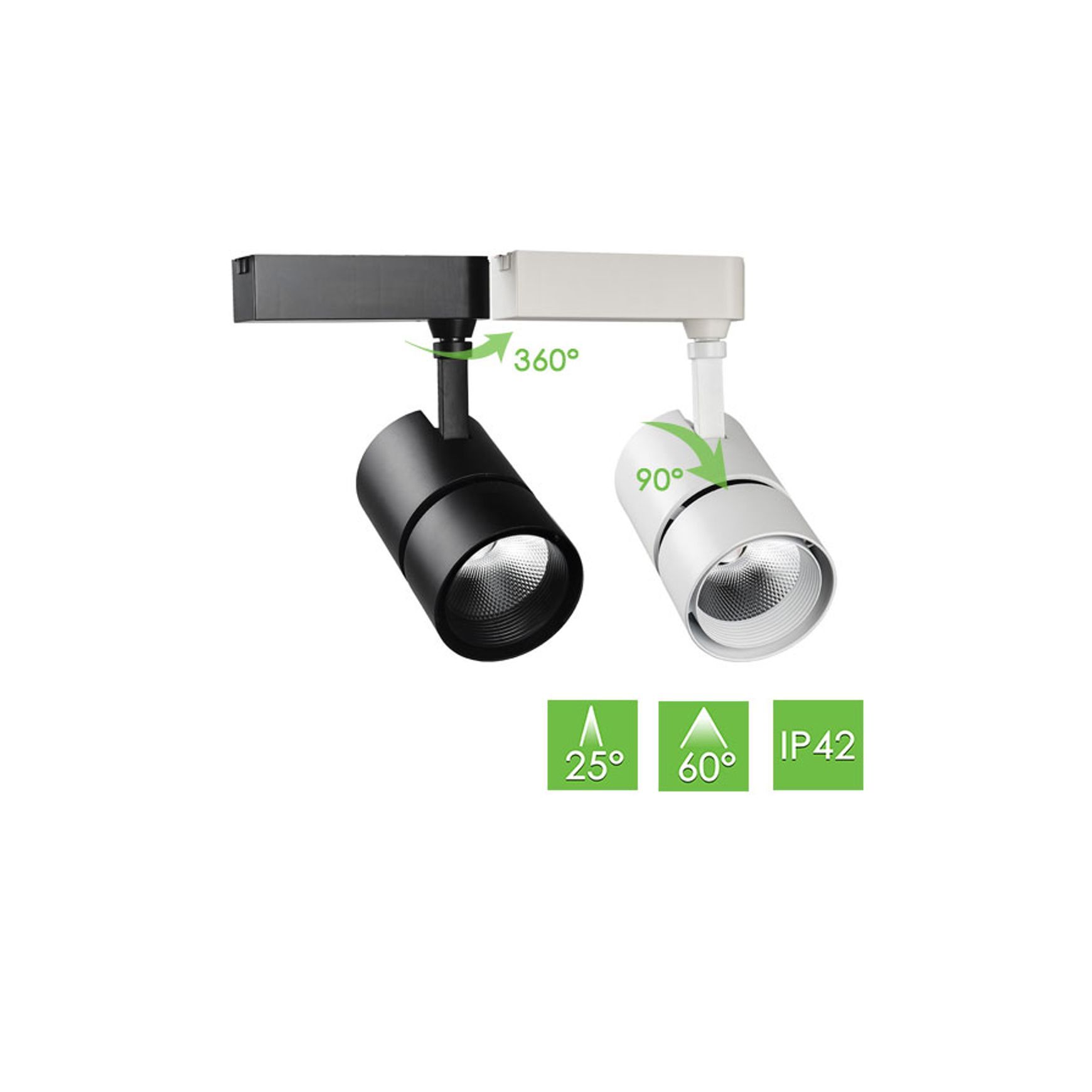 40W ME207 Wide Beam Track Light