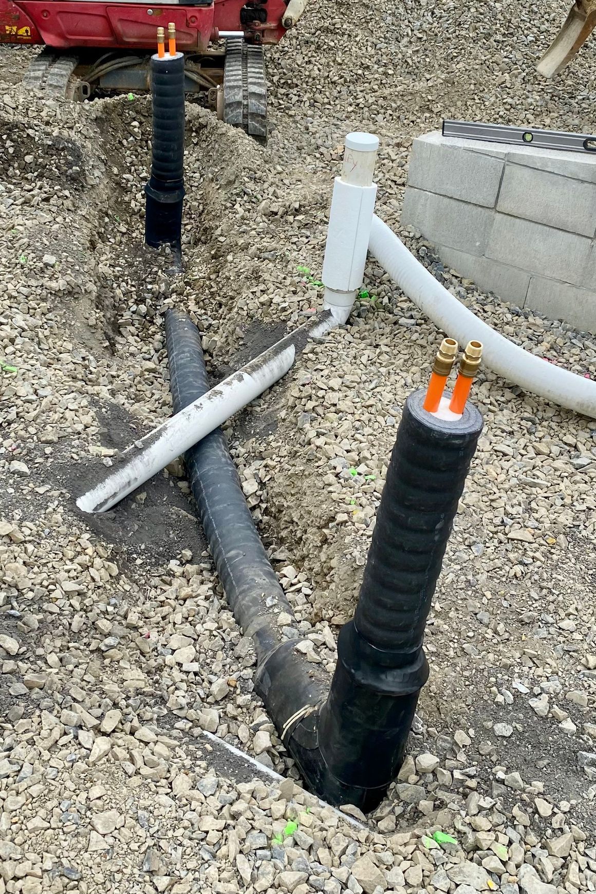 Rehau Rauvitherm Pre-Insulated Pipe Heating System