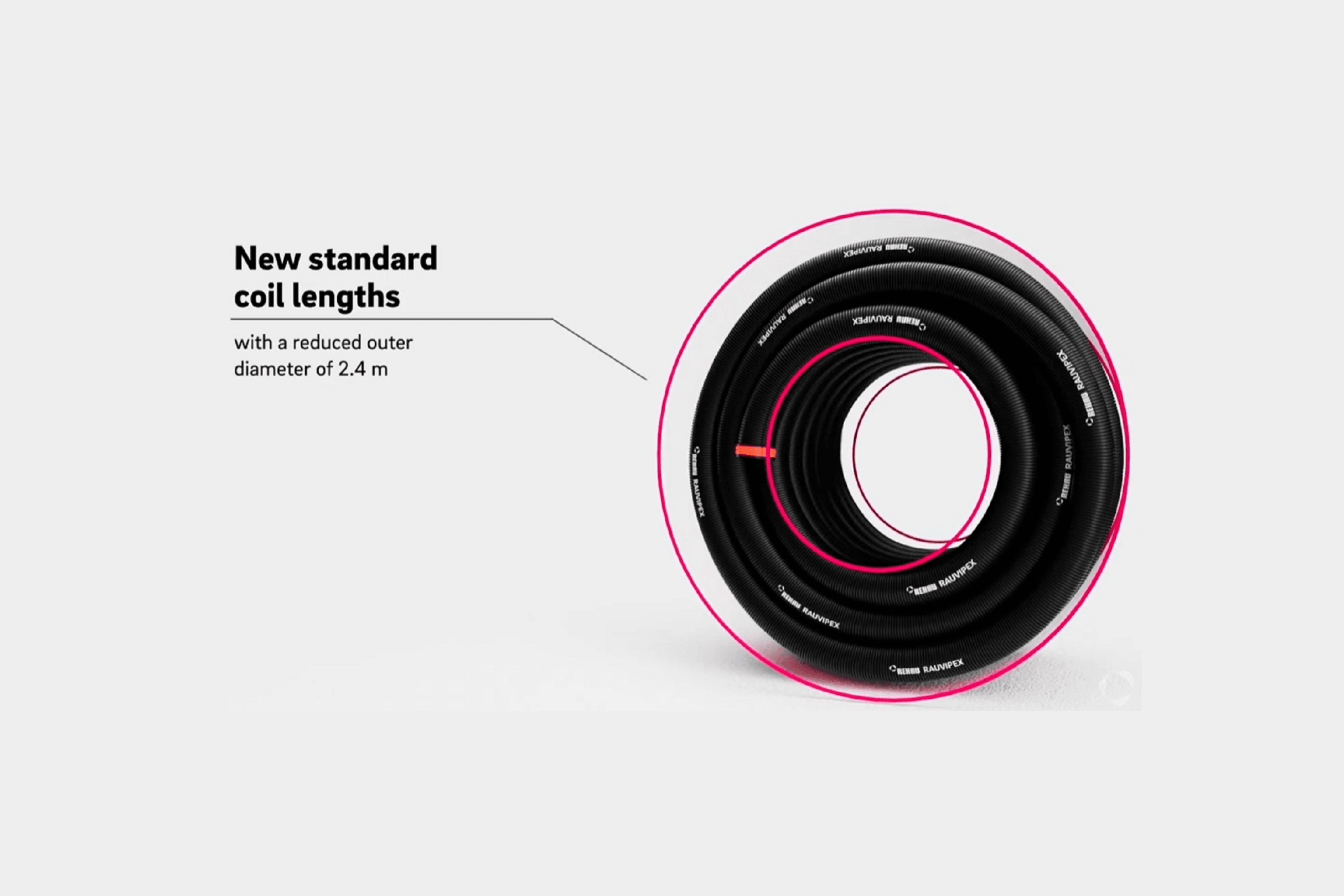 Rehau RAUVIPEX Pre-Insulated Pipe Heating System
