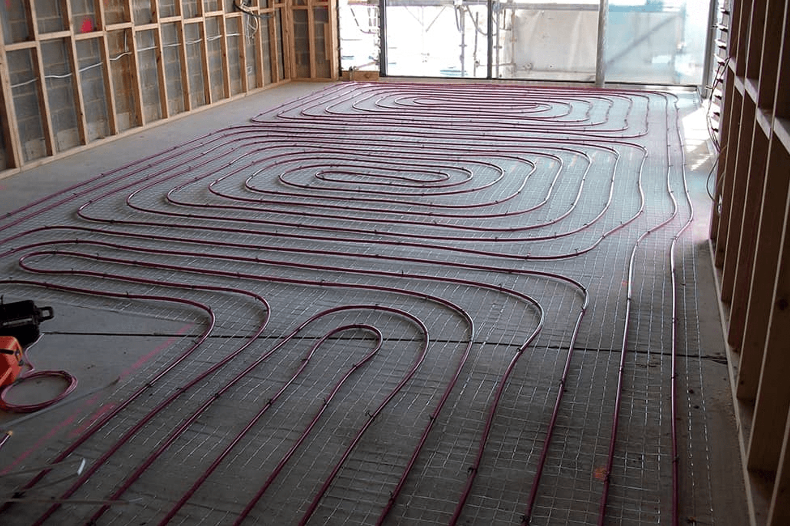 Screed Hydronic Floor Heating