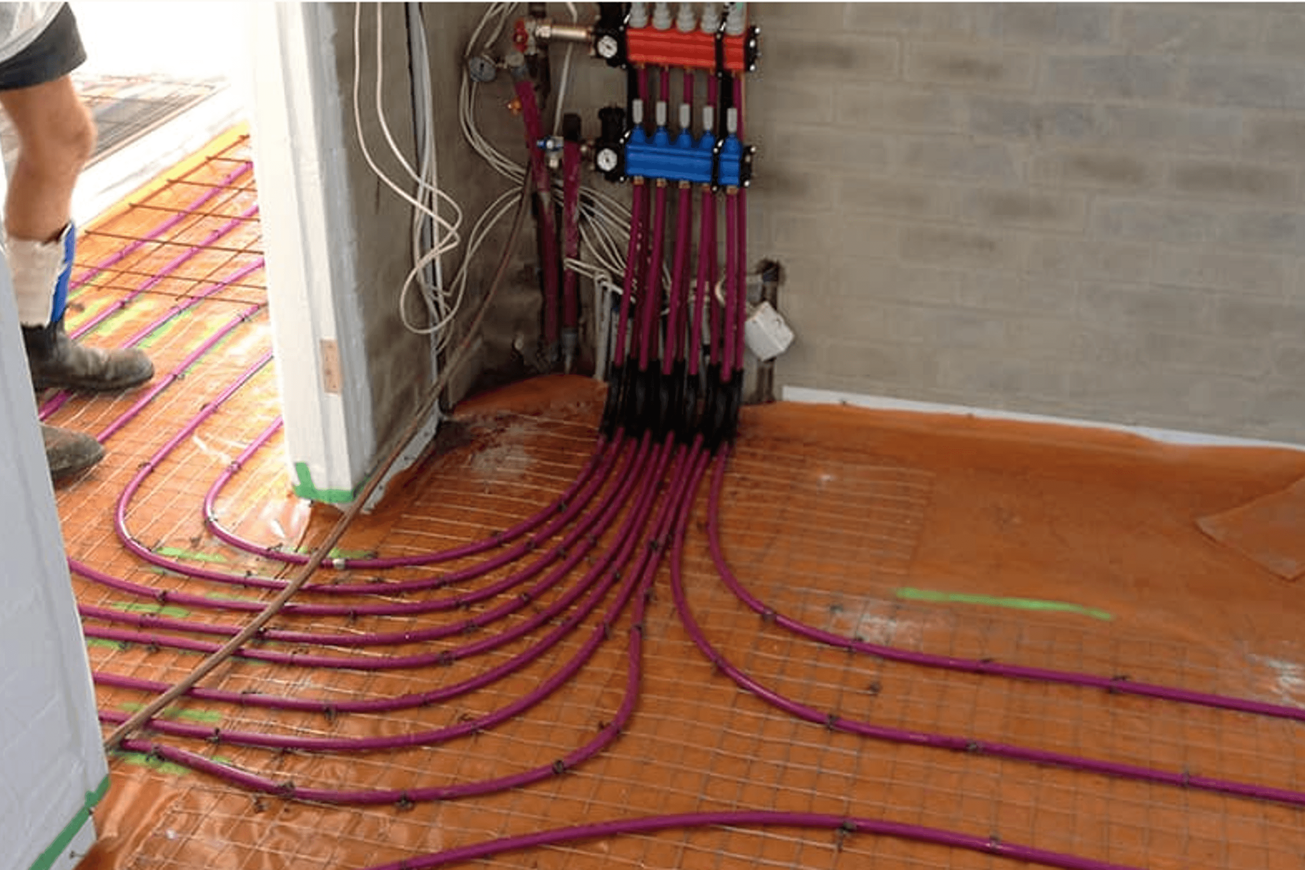 Screed Hydronic Floor Heating