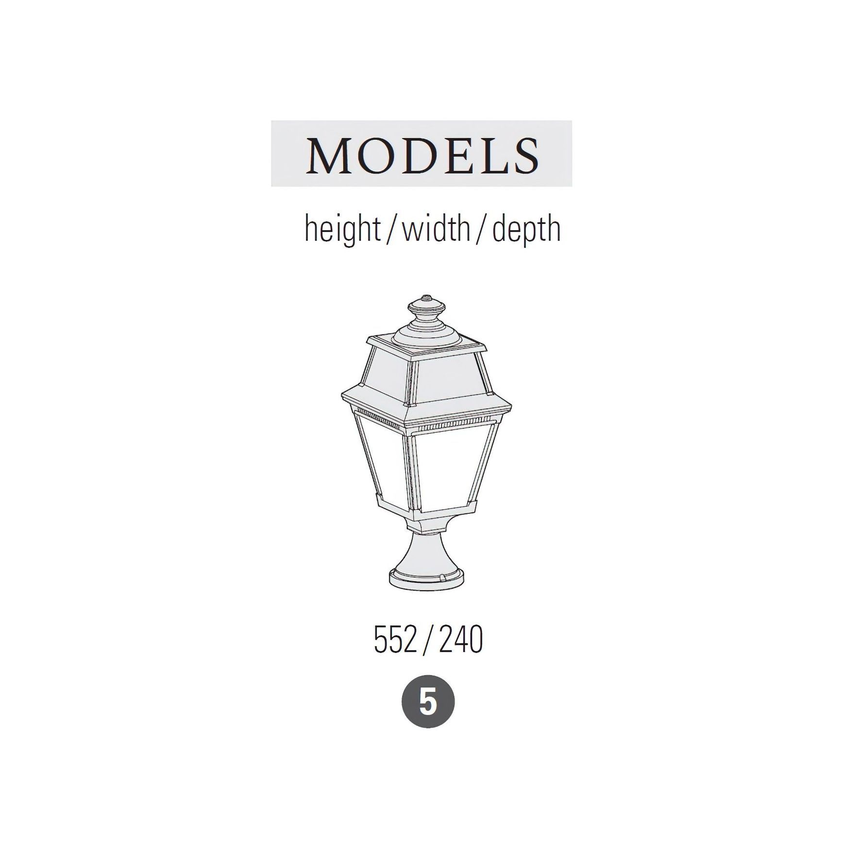 Avenue 2 Model 5 Lamp Lamp Post