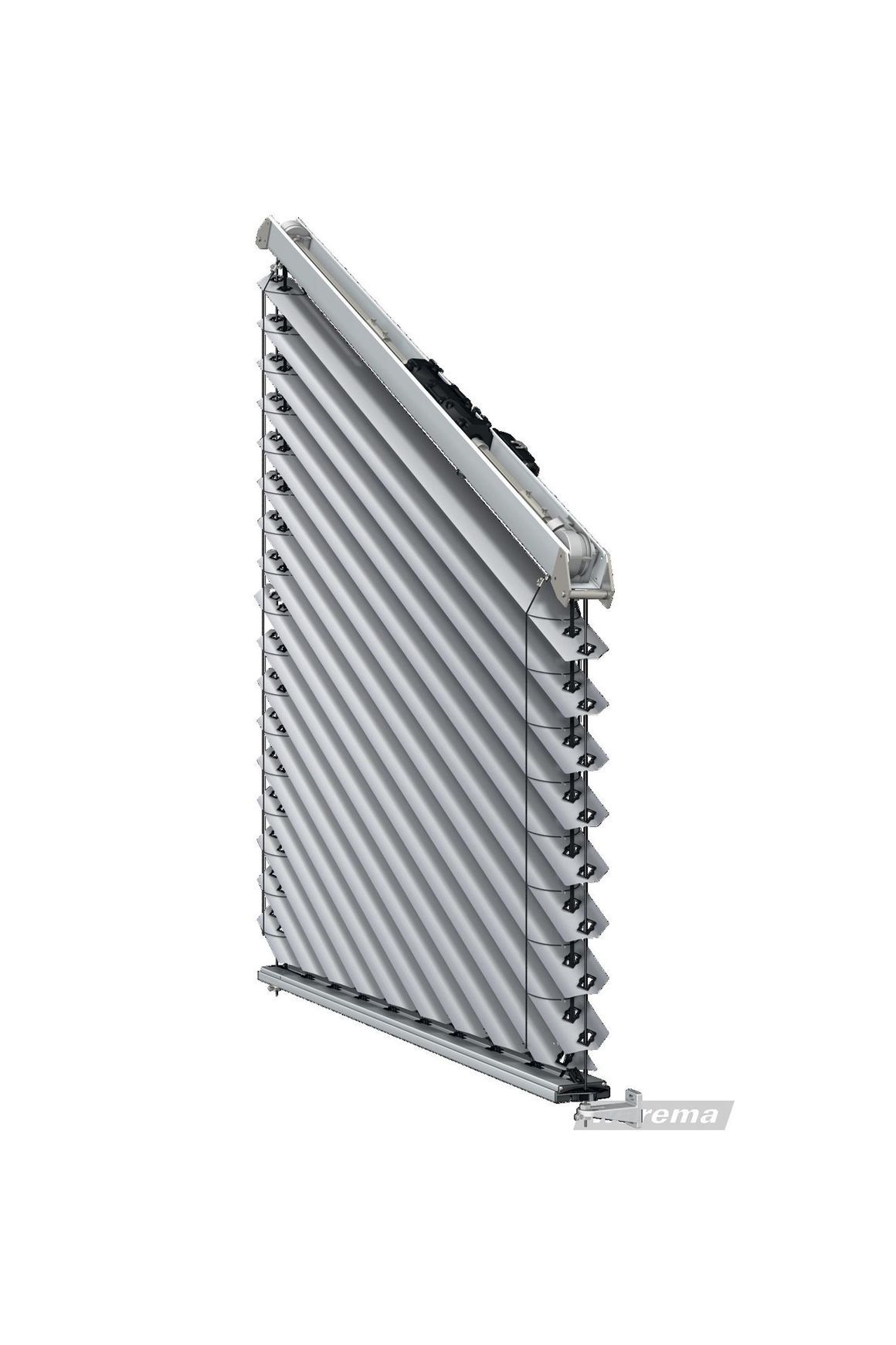 Asymmetric External Venetian Blinds | Warema
