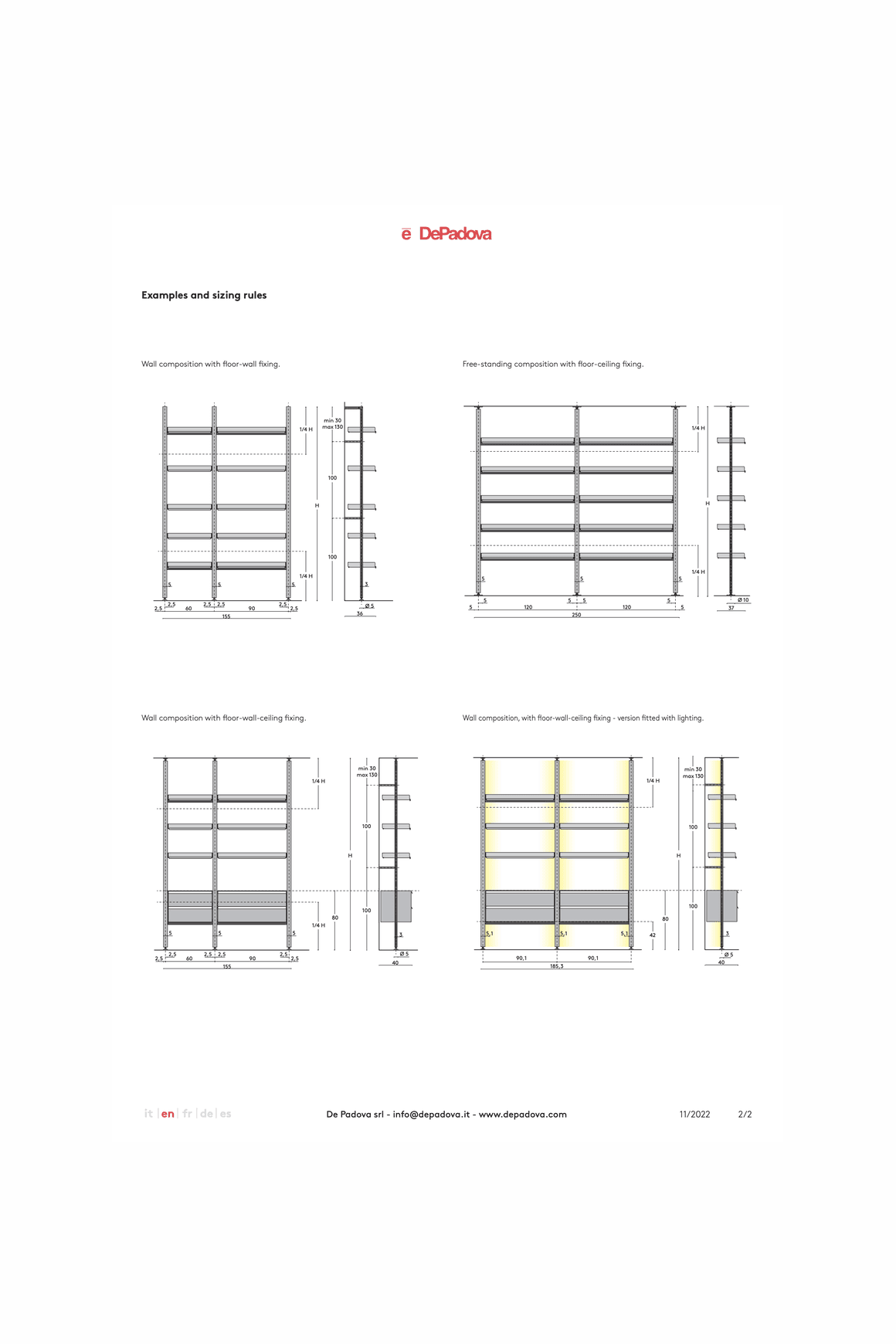 SaintPaul Shelving System by DePadova