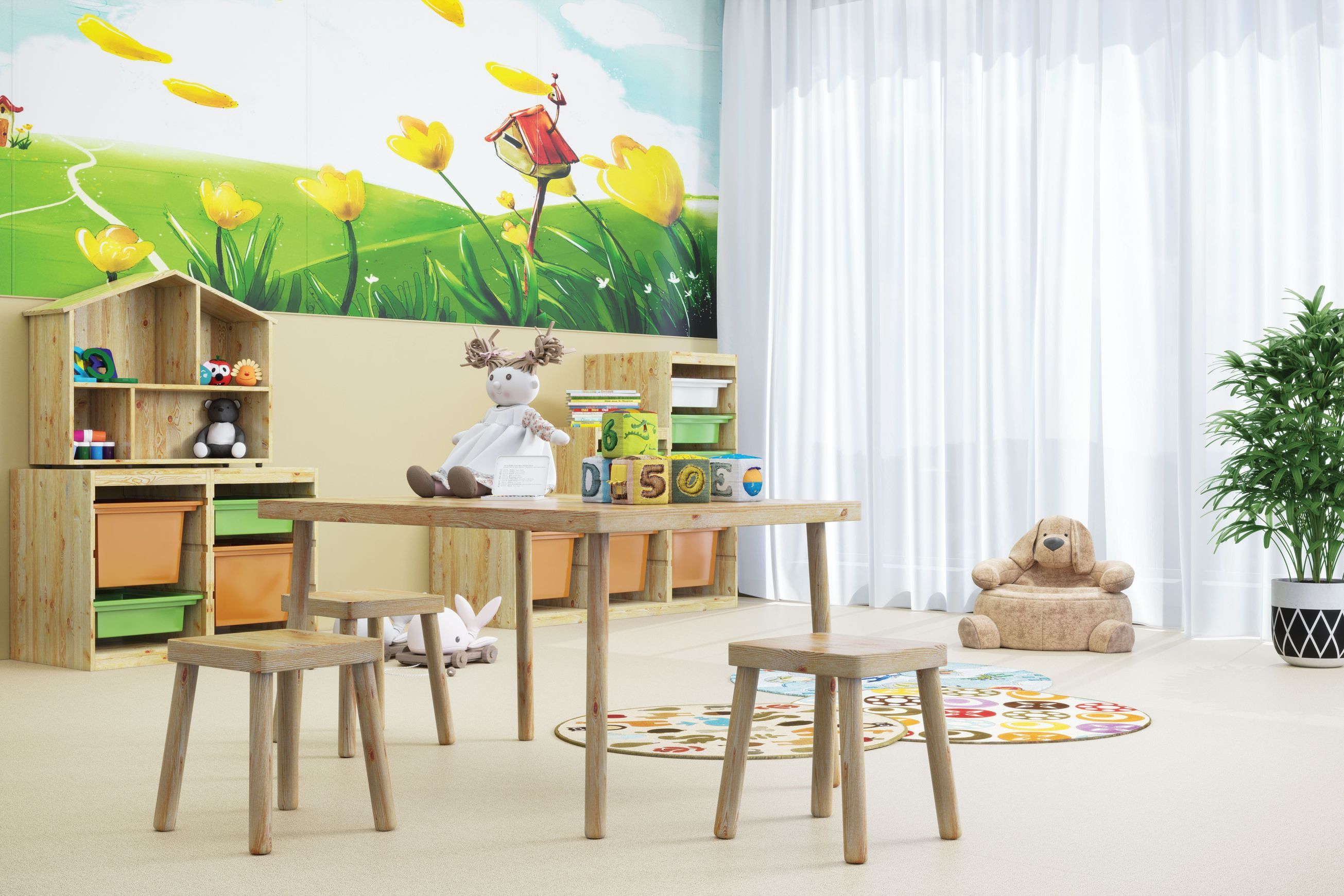 Altro Whiterock Digiclad™ Custom Printed Hygienic Wall Lining