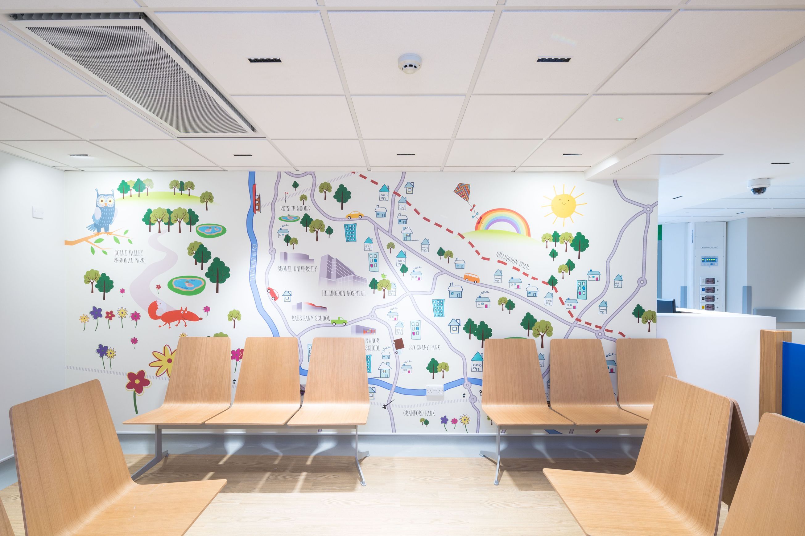 Altro Whiterock Digiclad™ Custom Printed Hygienic Wall Lining