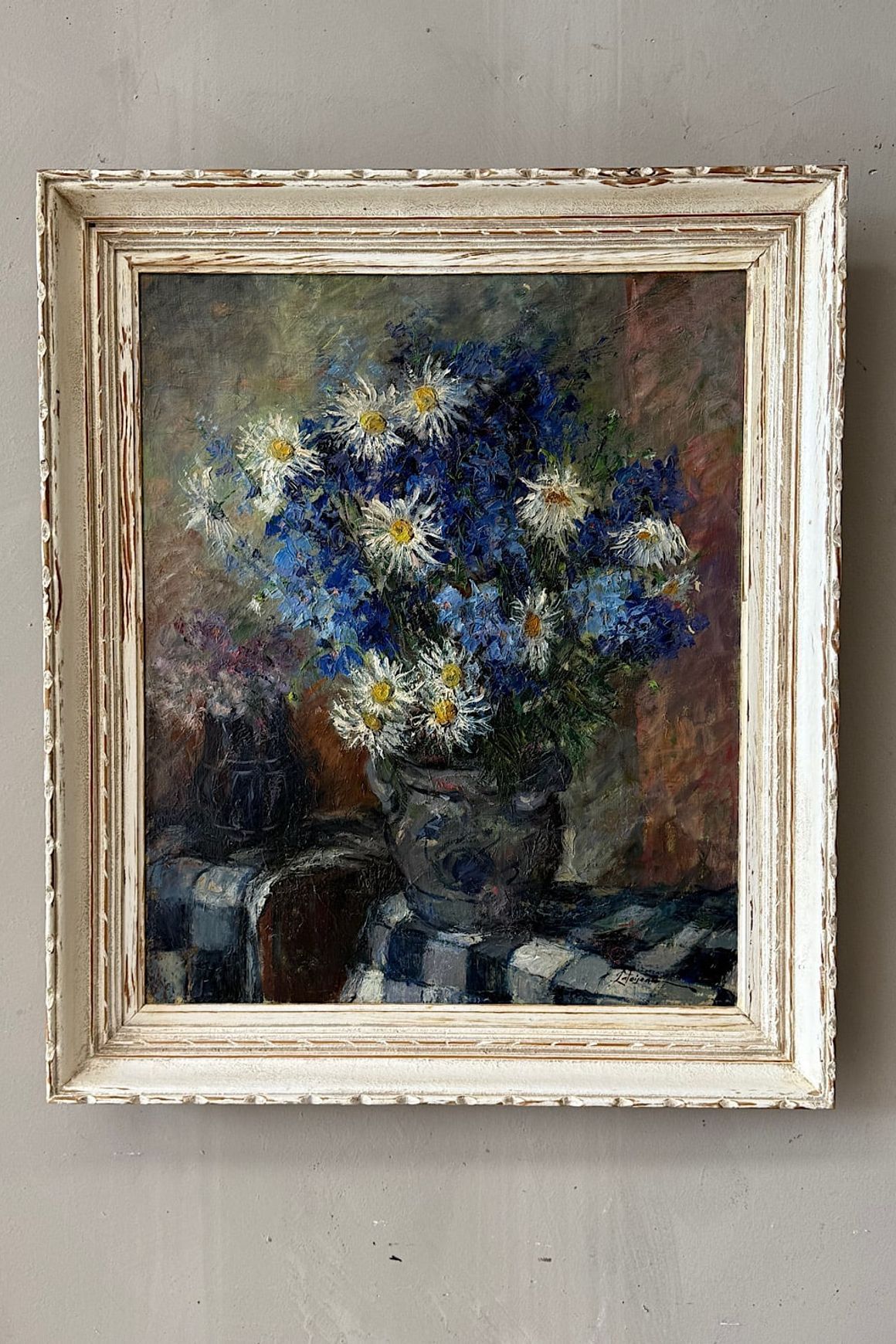 French Still-Life Oil Painting