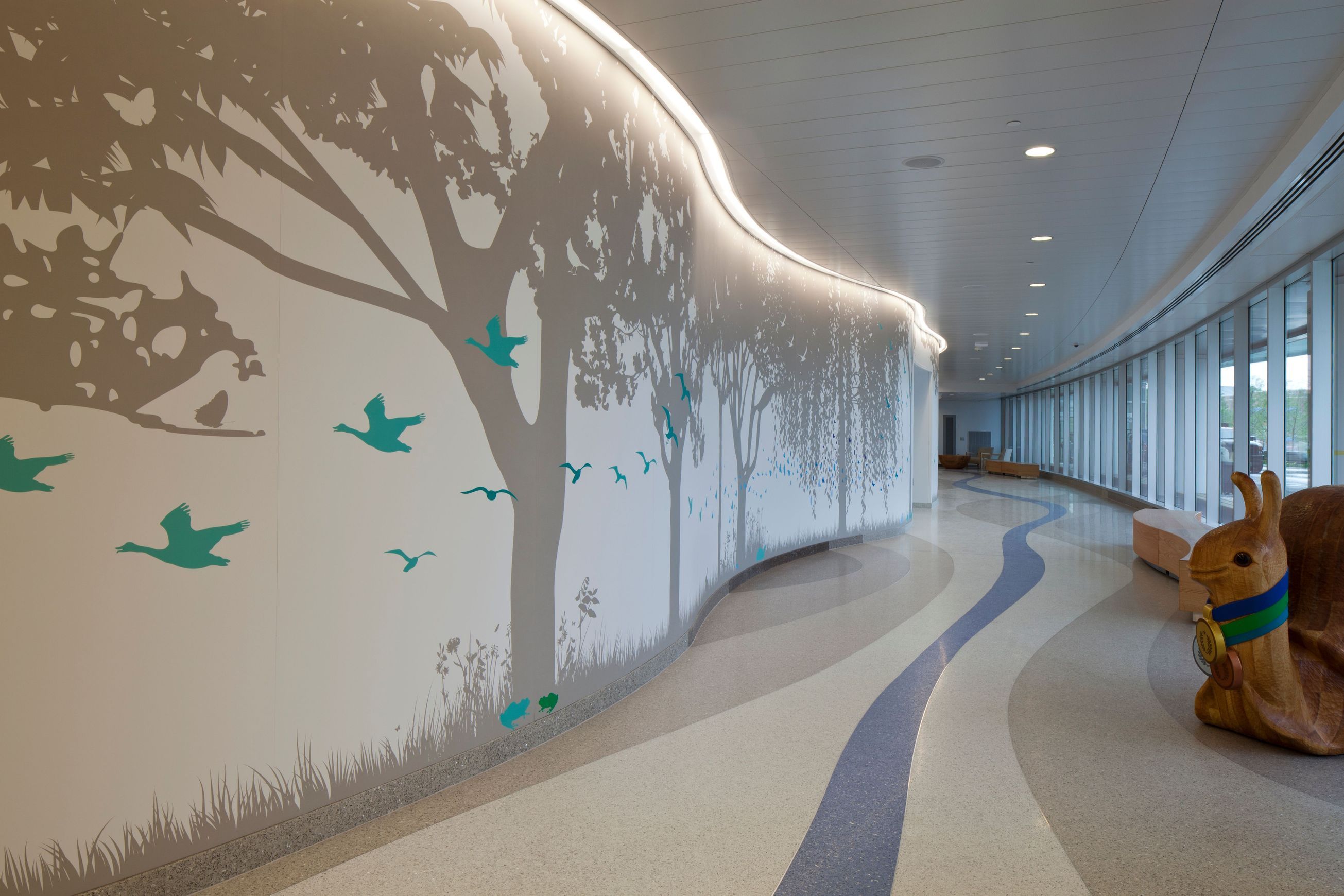 Altro Whiterock Digiclad™ Custom Printed Hygienic Wall Lining