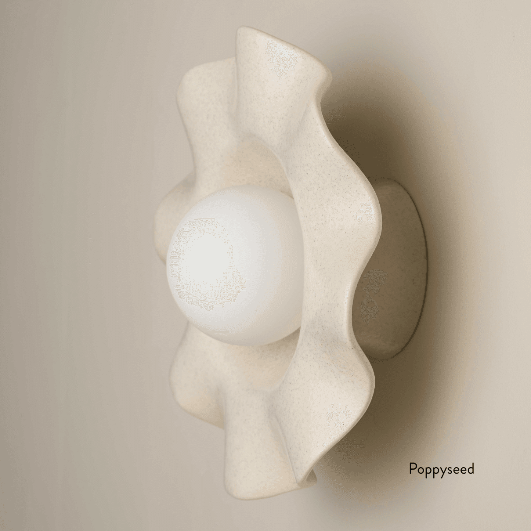 Ceramic Wall Pearl Sconce Light