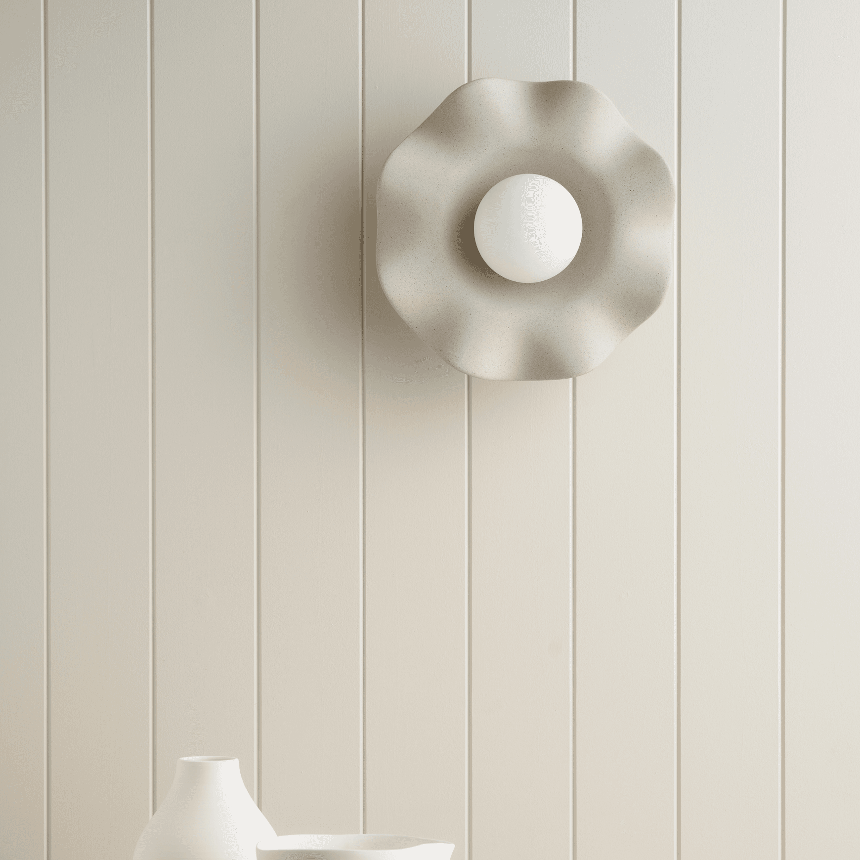 Ceramic Wall Pearl Sconce Light