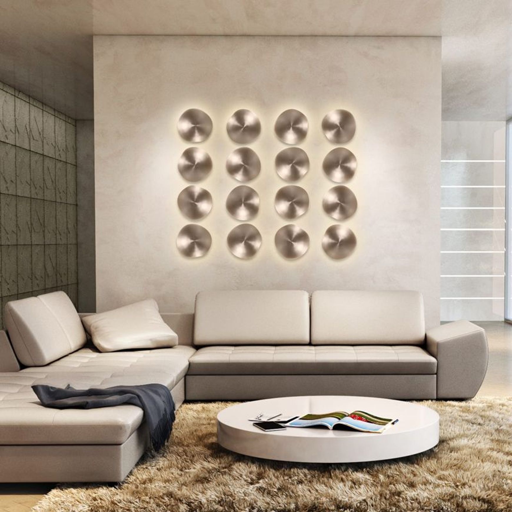 Chestnut 6-Light Cluster Wall Light
