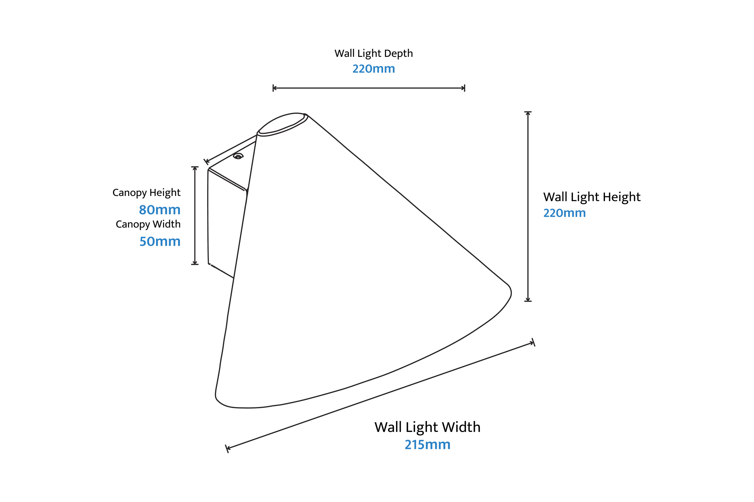 Becard Aluminium Exterior Wall Light