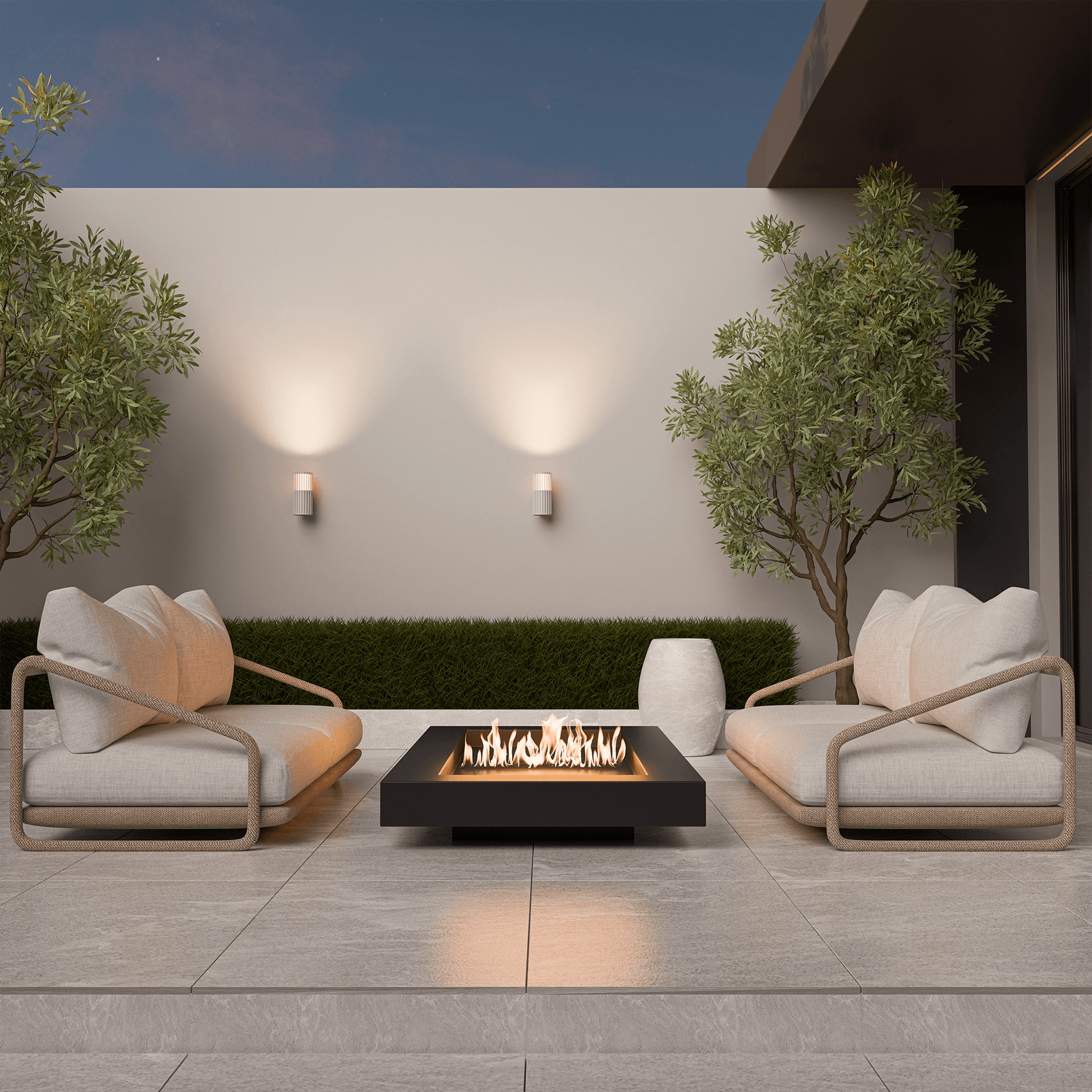 Bright Aluminium Wall Light