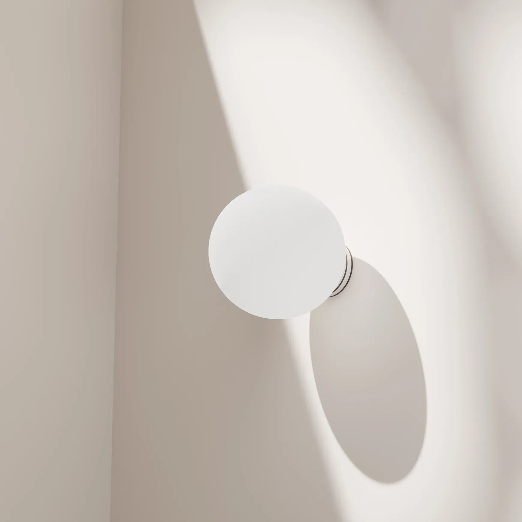 Crest Orb Glass Wall Light