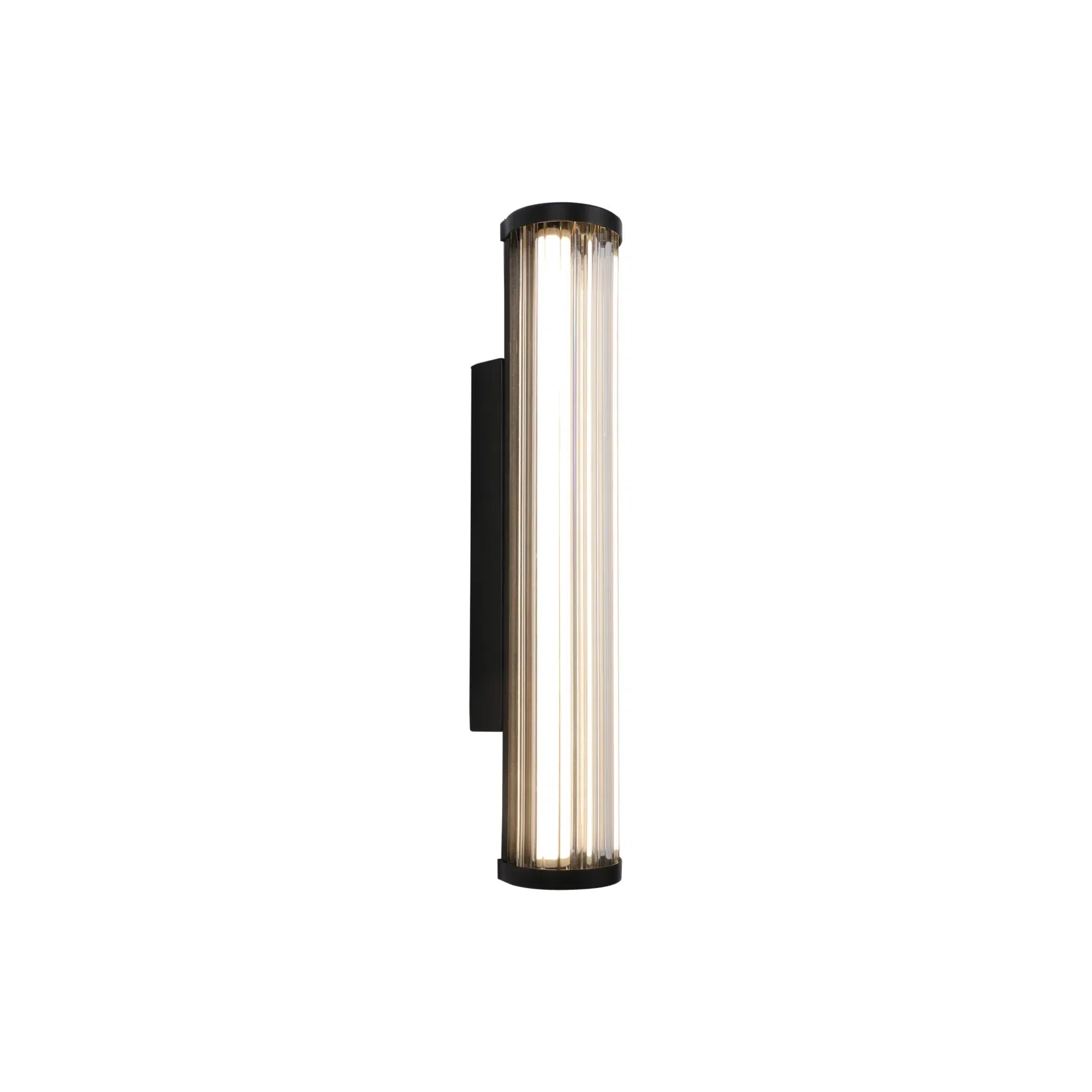 Junco IP65 Fluted Hand-Blown Glass LED Batten Light