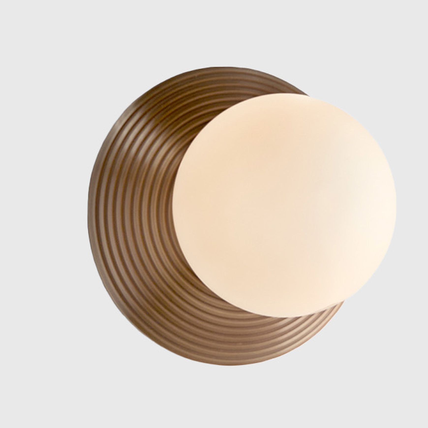 Orbit Brass Wall Light