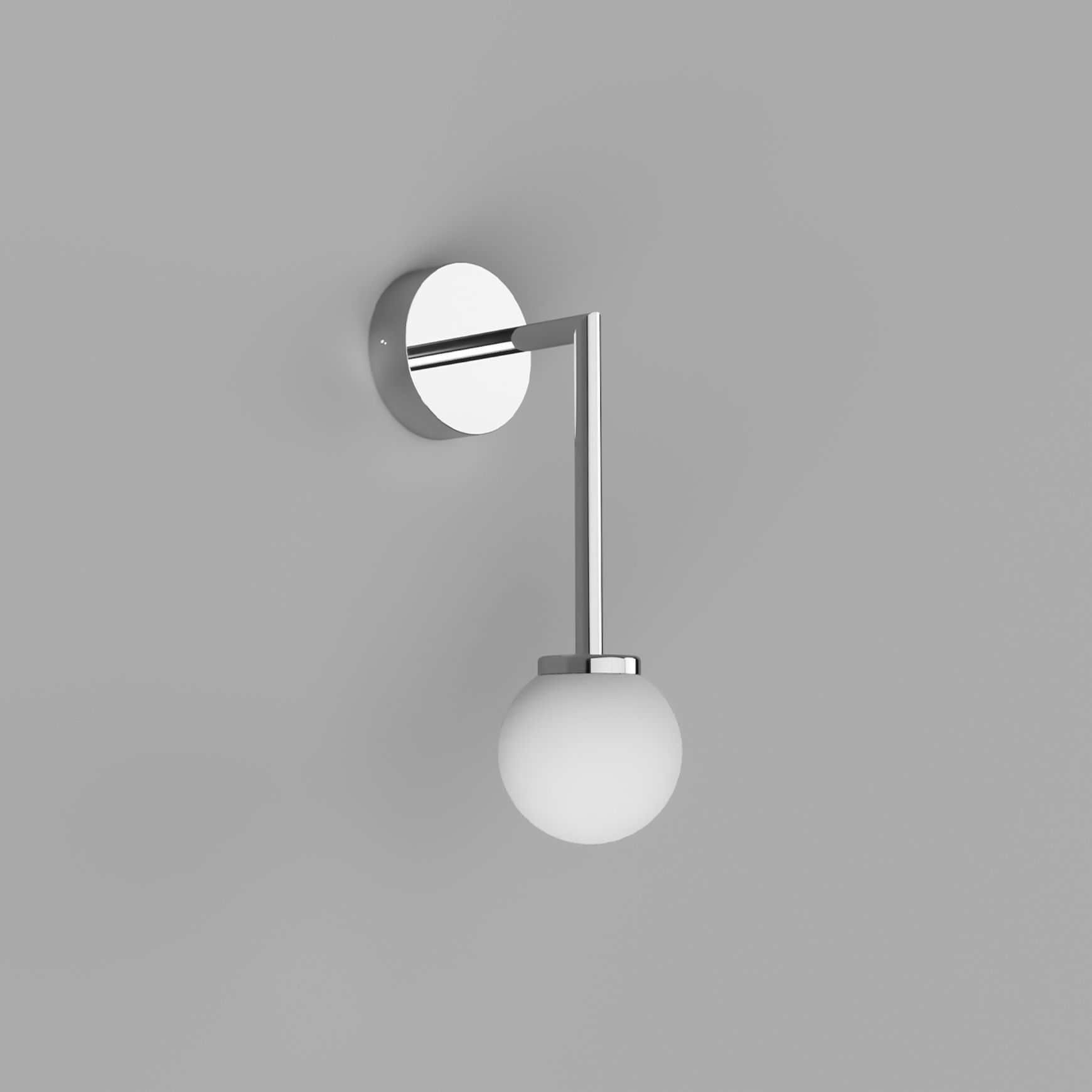 Orb Long Arm Wall Light