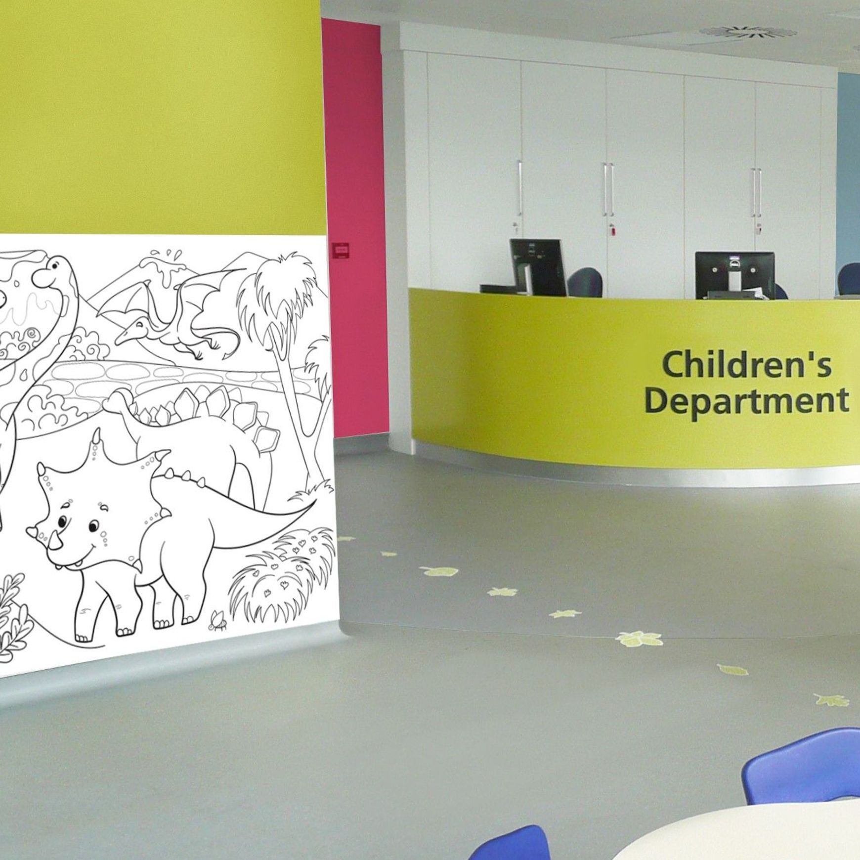 Altro Whiterock™ Imagination Colouring Wall