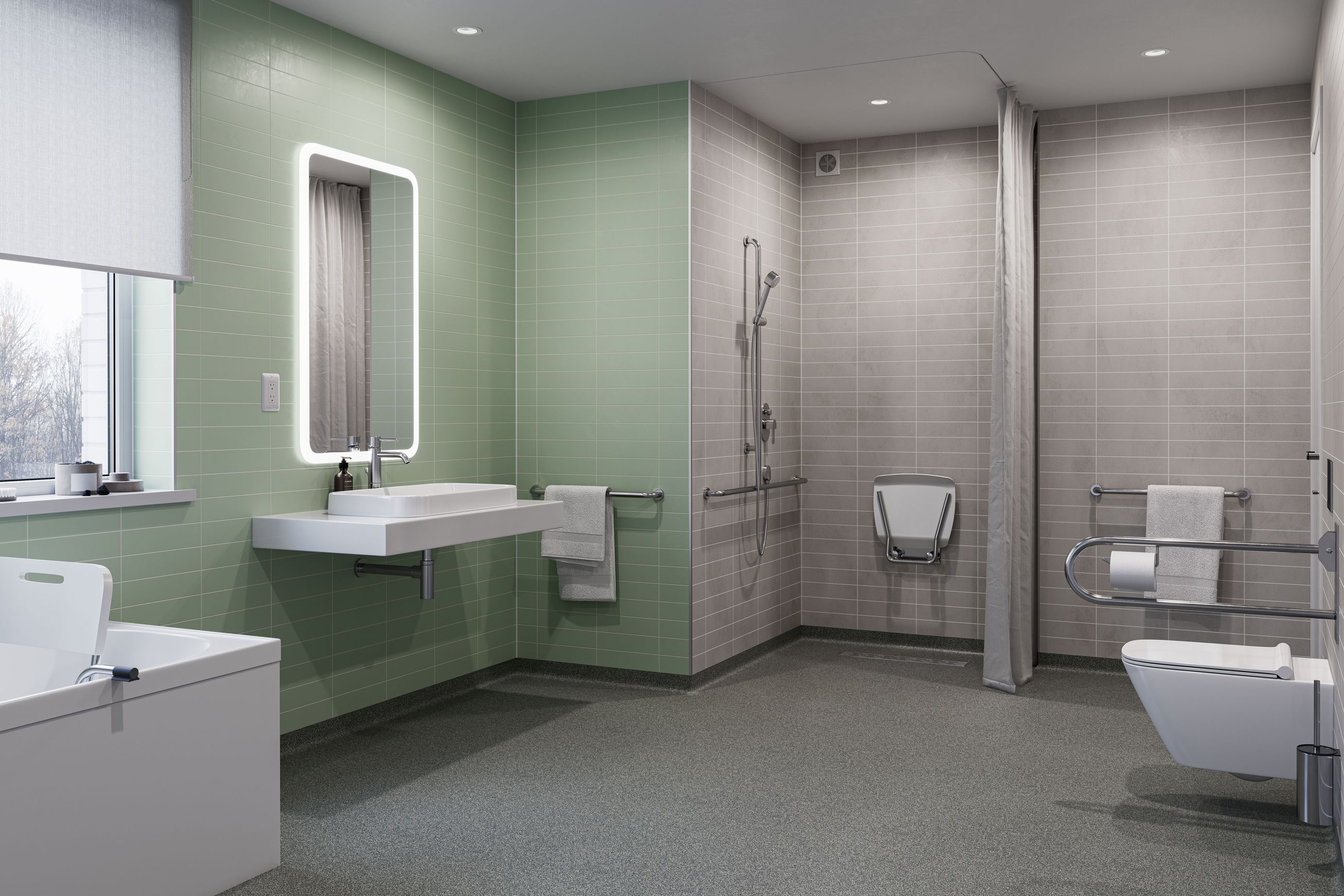Altro Tegulis™ Tile-Effect Wall Panels