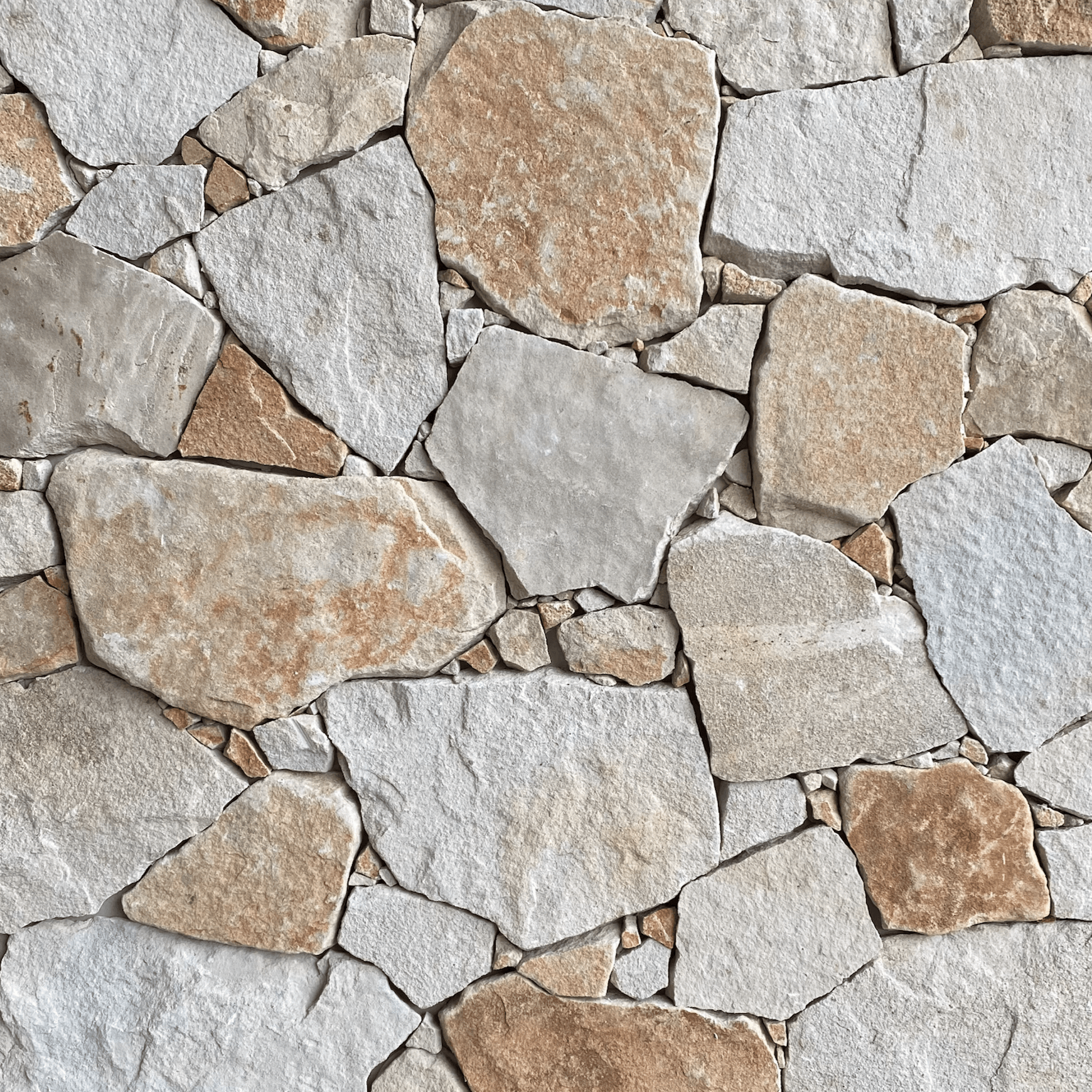 Loose Random Flinders Wall Cladding