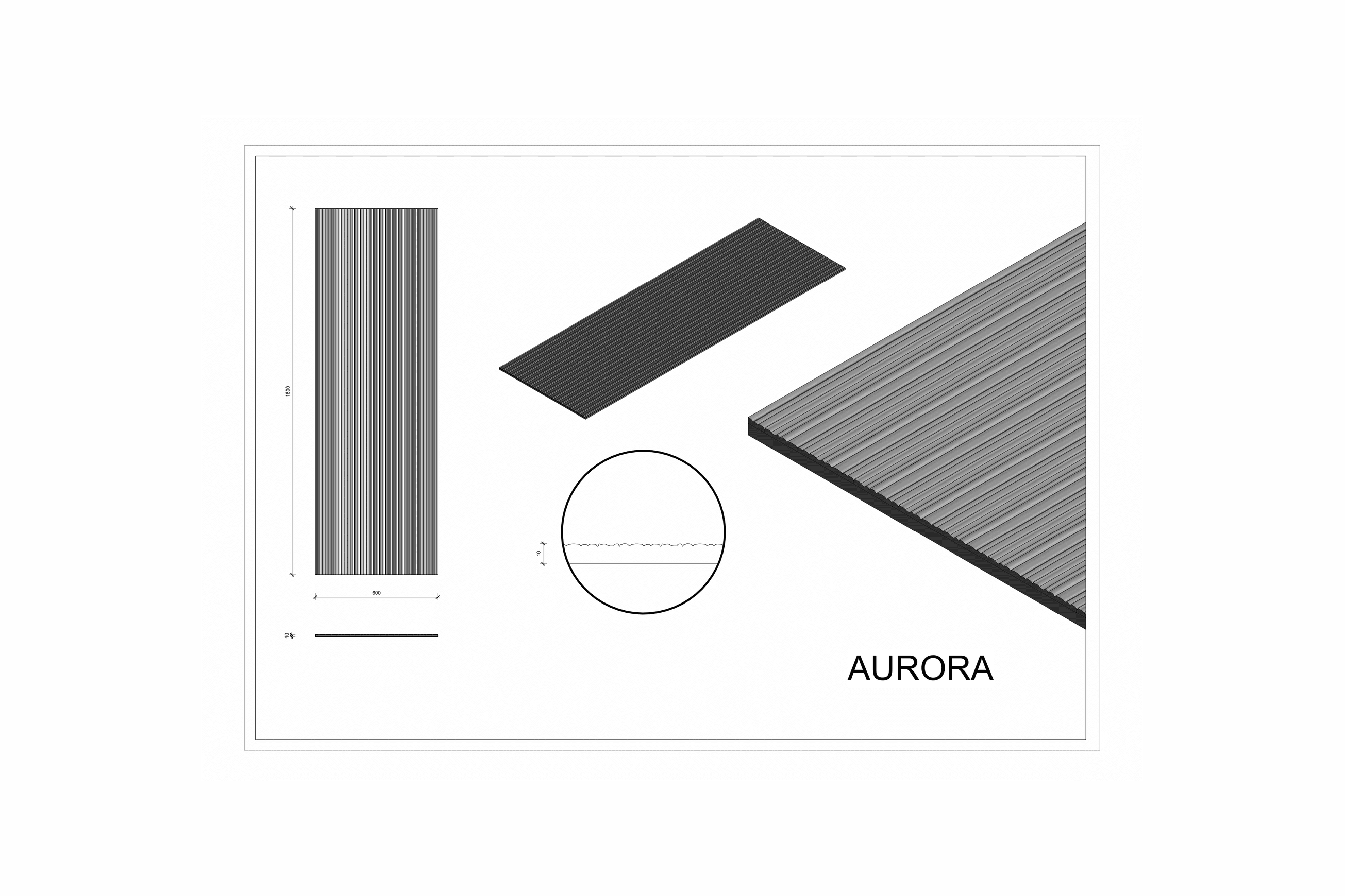 Roctex Aurora 3D Wall Panel