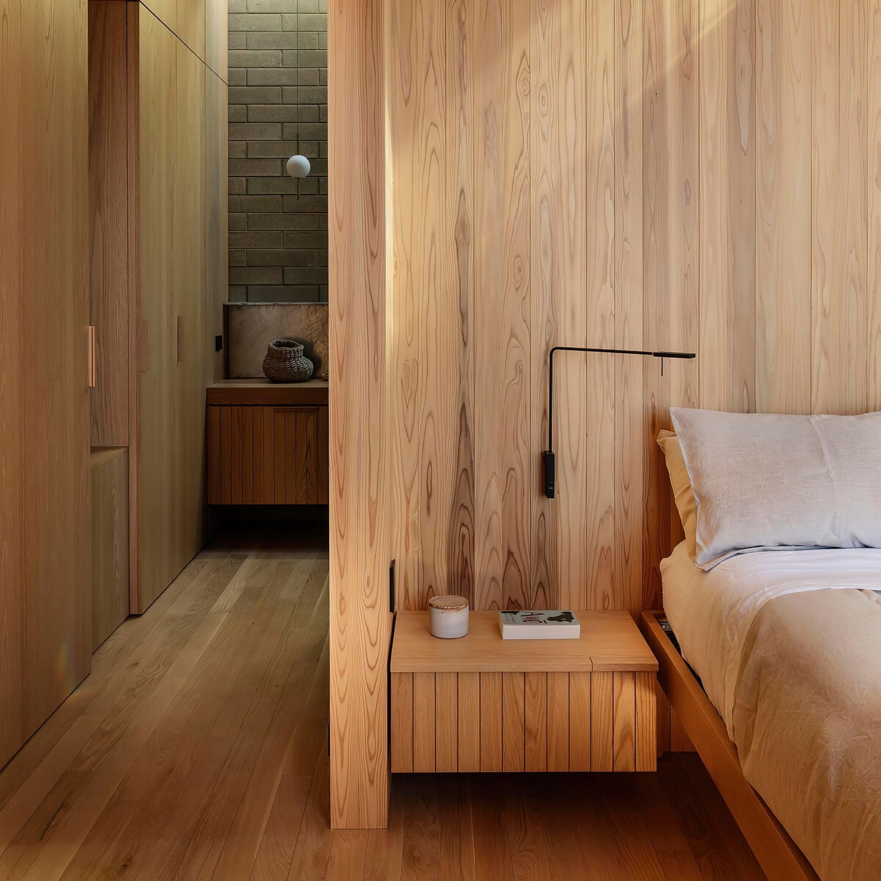 Japanese Cedar Interior Panelling