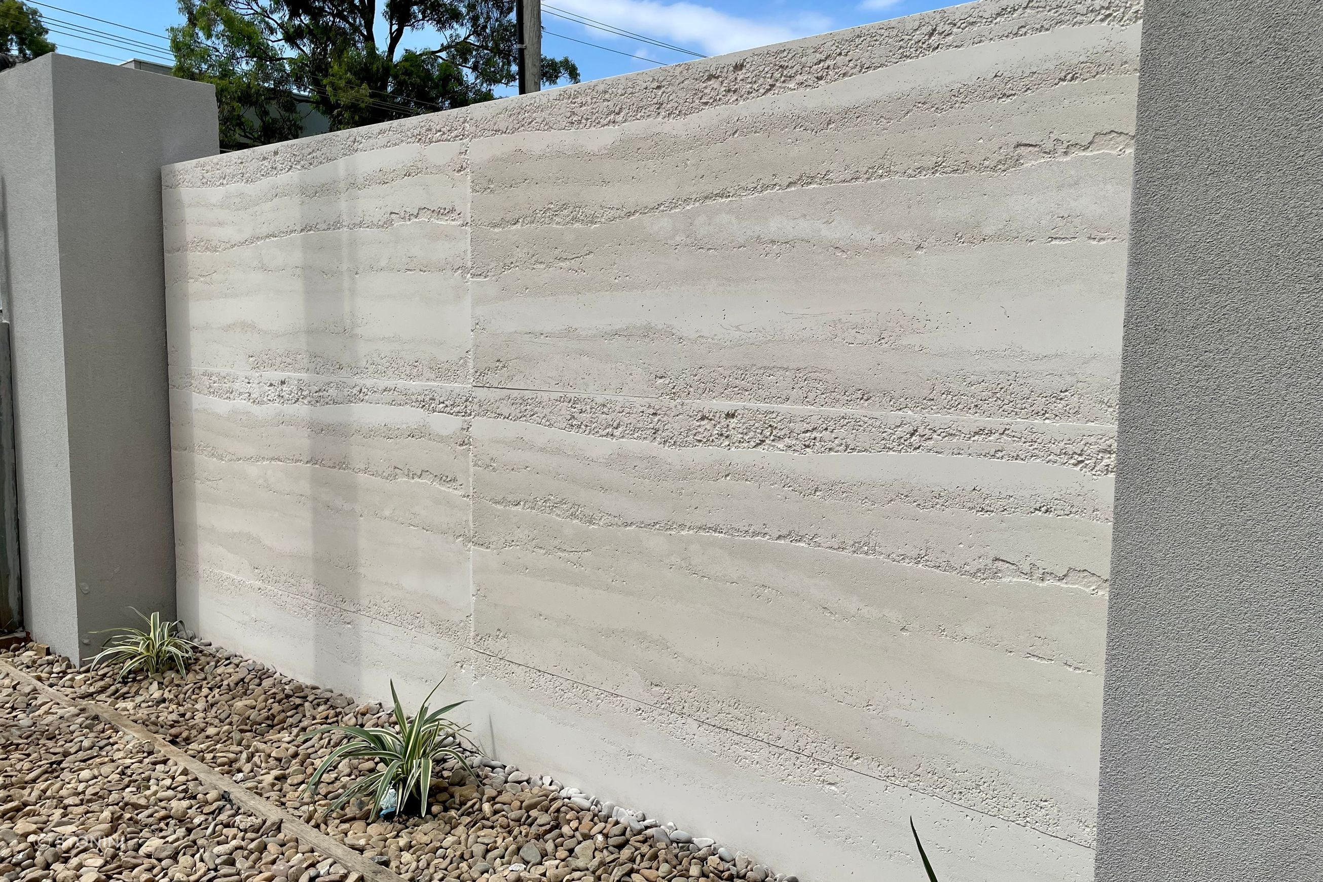 Rammed Earth Wall Panel